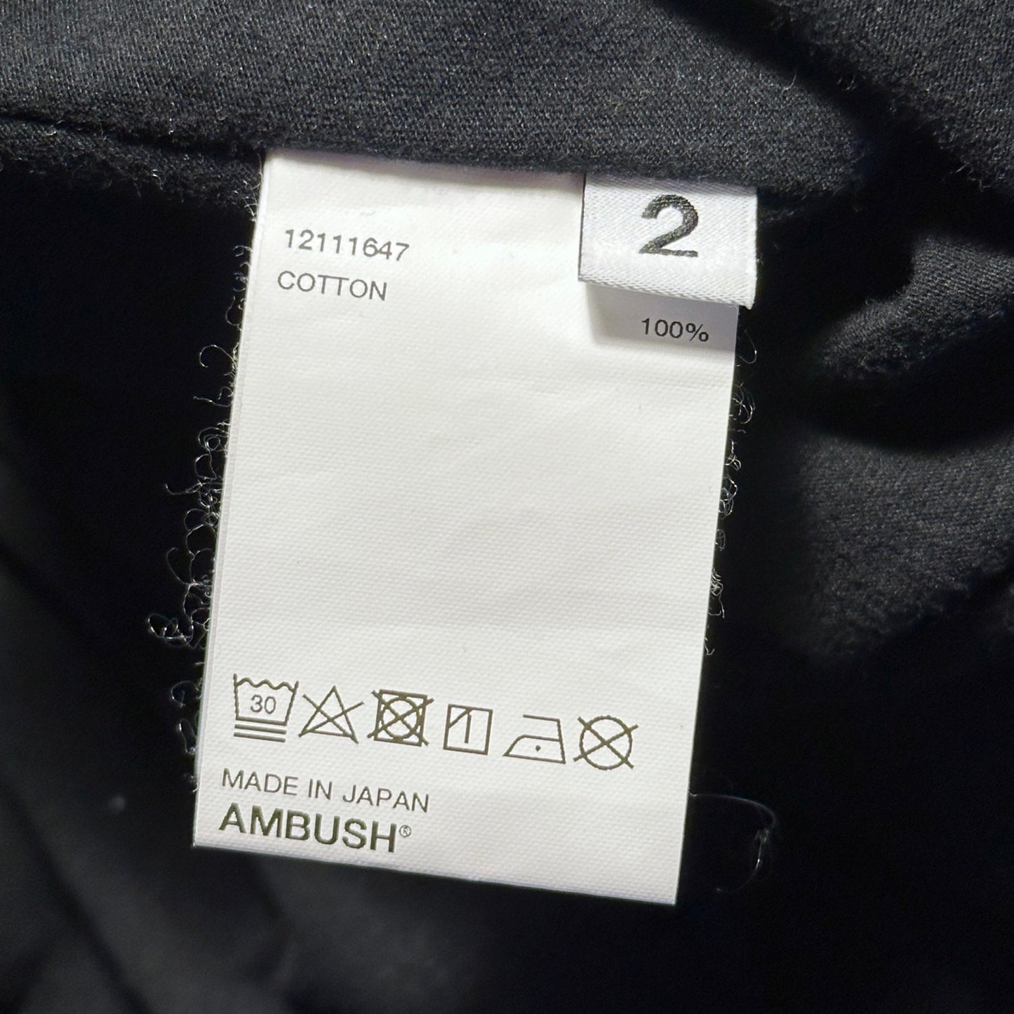 Ambush S/S19 Black Flap Tee