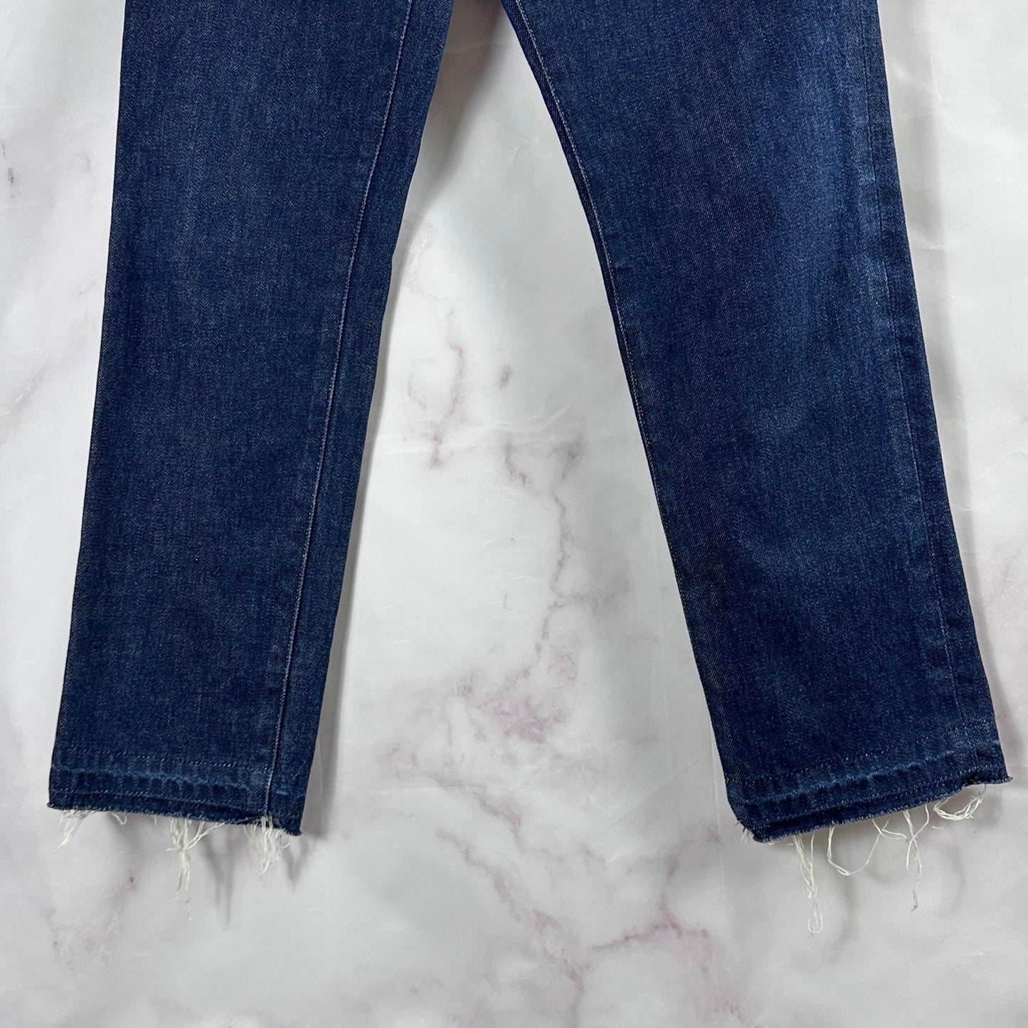 John Lawrence Sullivan Indigo Released Hem Denim