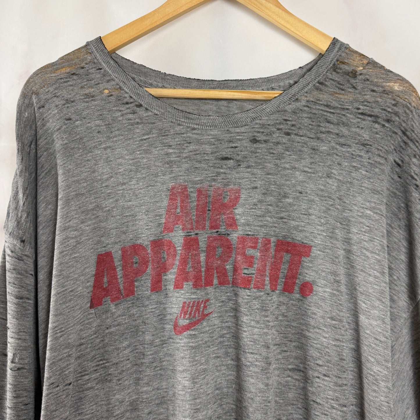 Vintage Nike Air Apparent Thrashed Grey Tee