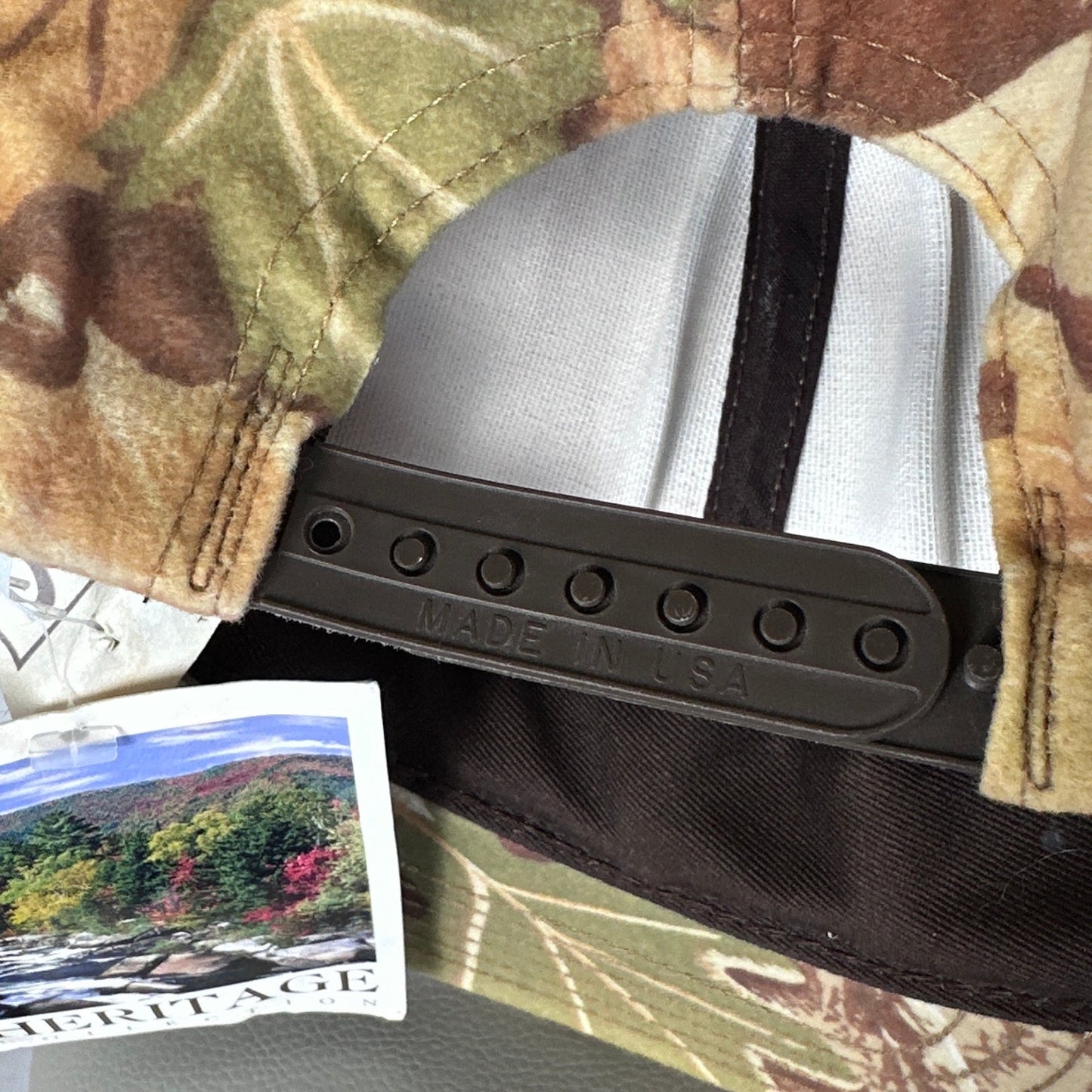 Vintage 80s Walls Tree Camo SnapBack Hat