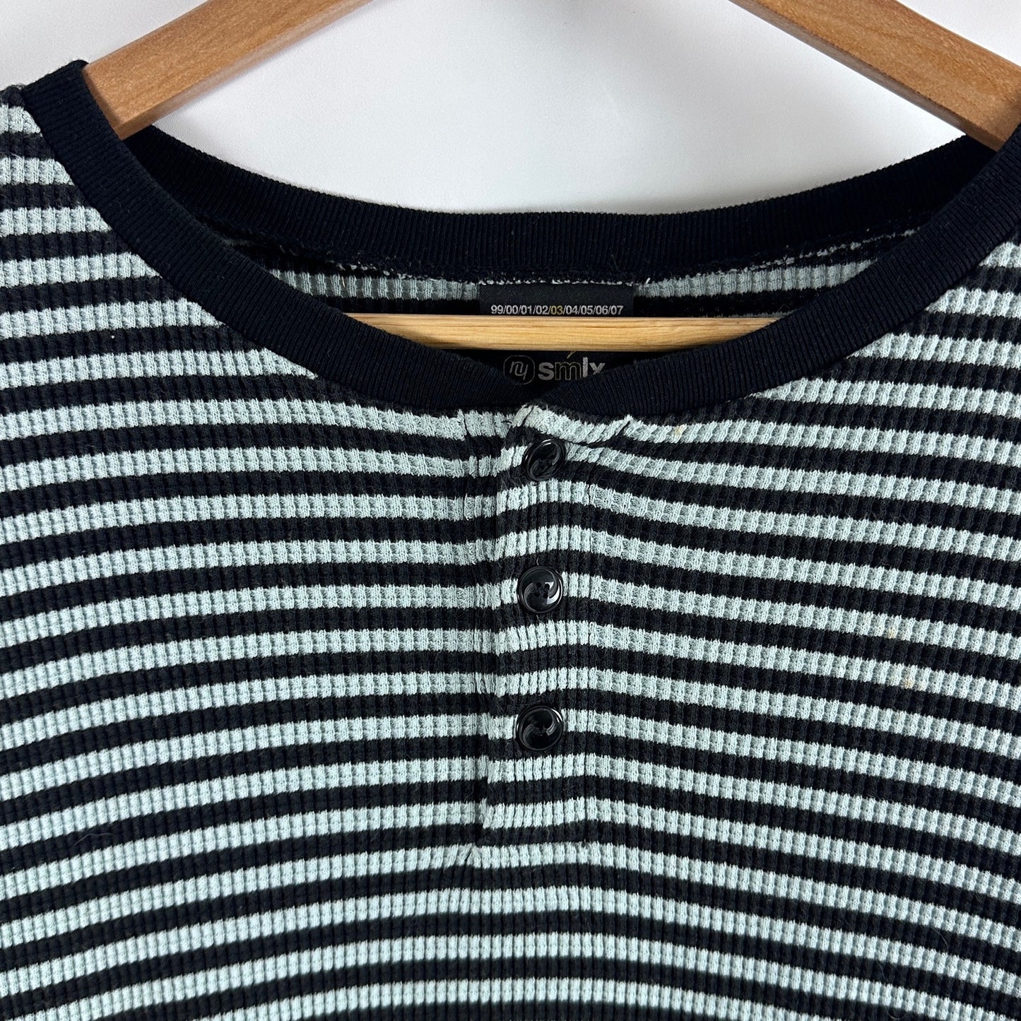 Neighborhood Japan Striped Henley Tee