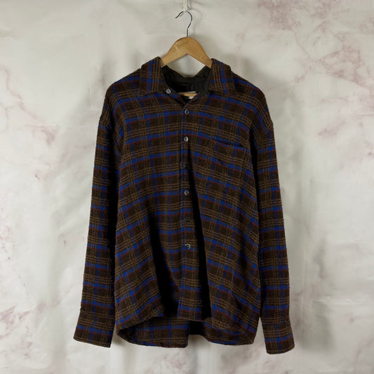 Our Legacy Brown Pankow Check Above Shirt