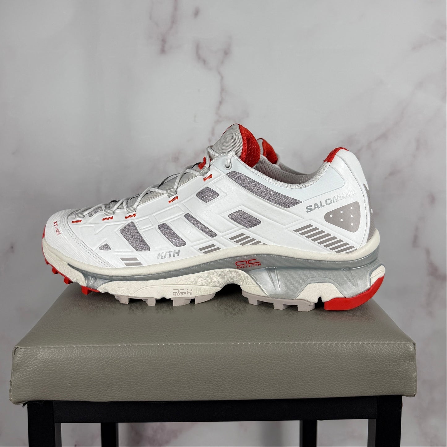 Salomon x Kith XT-4K White/Red ‘Kithmas’