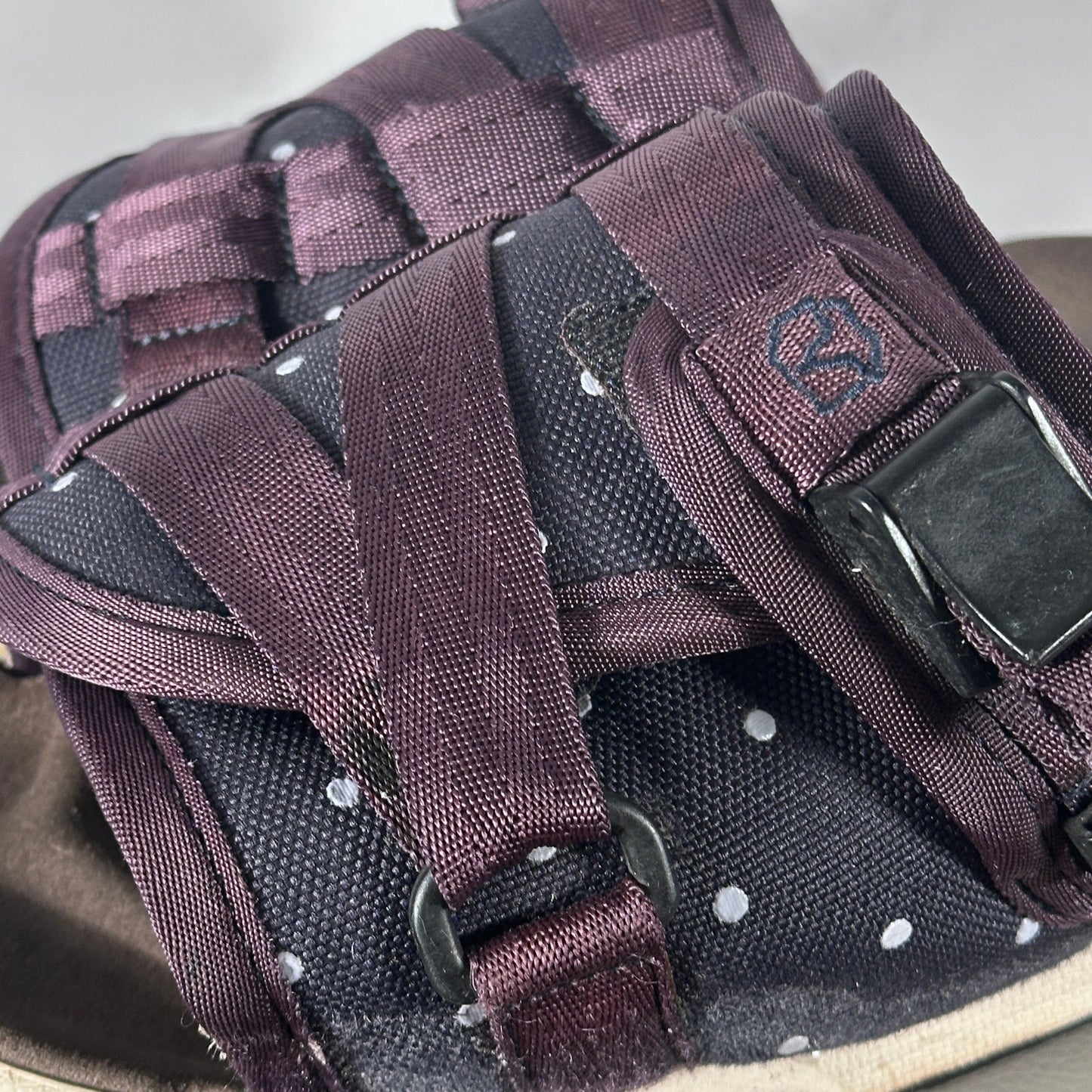 Visvim Navy Purple Polka Dot Christo