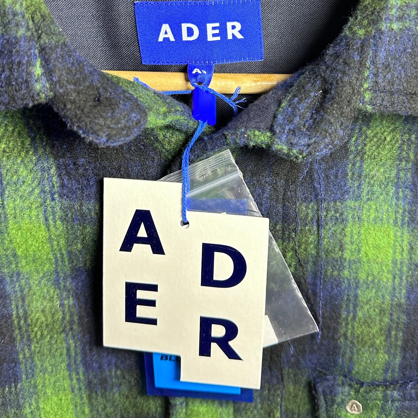 Ader Error Swall Plaid Shirt