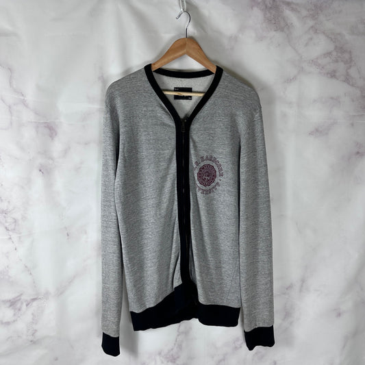 Number (N)ine A/W08 Portland Period ‘Hardcore University’ Zip-Up Cardigan Sweatshirt