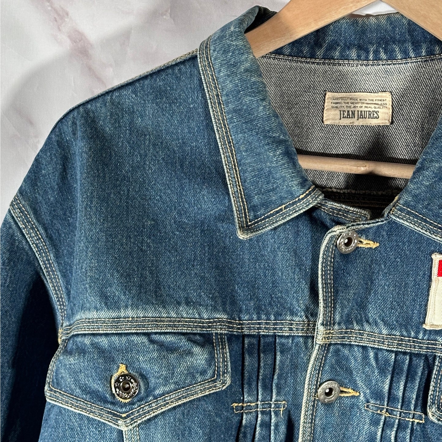 Vintage Marlboro Jean Jaures Denim Jacket