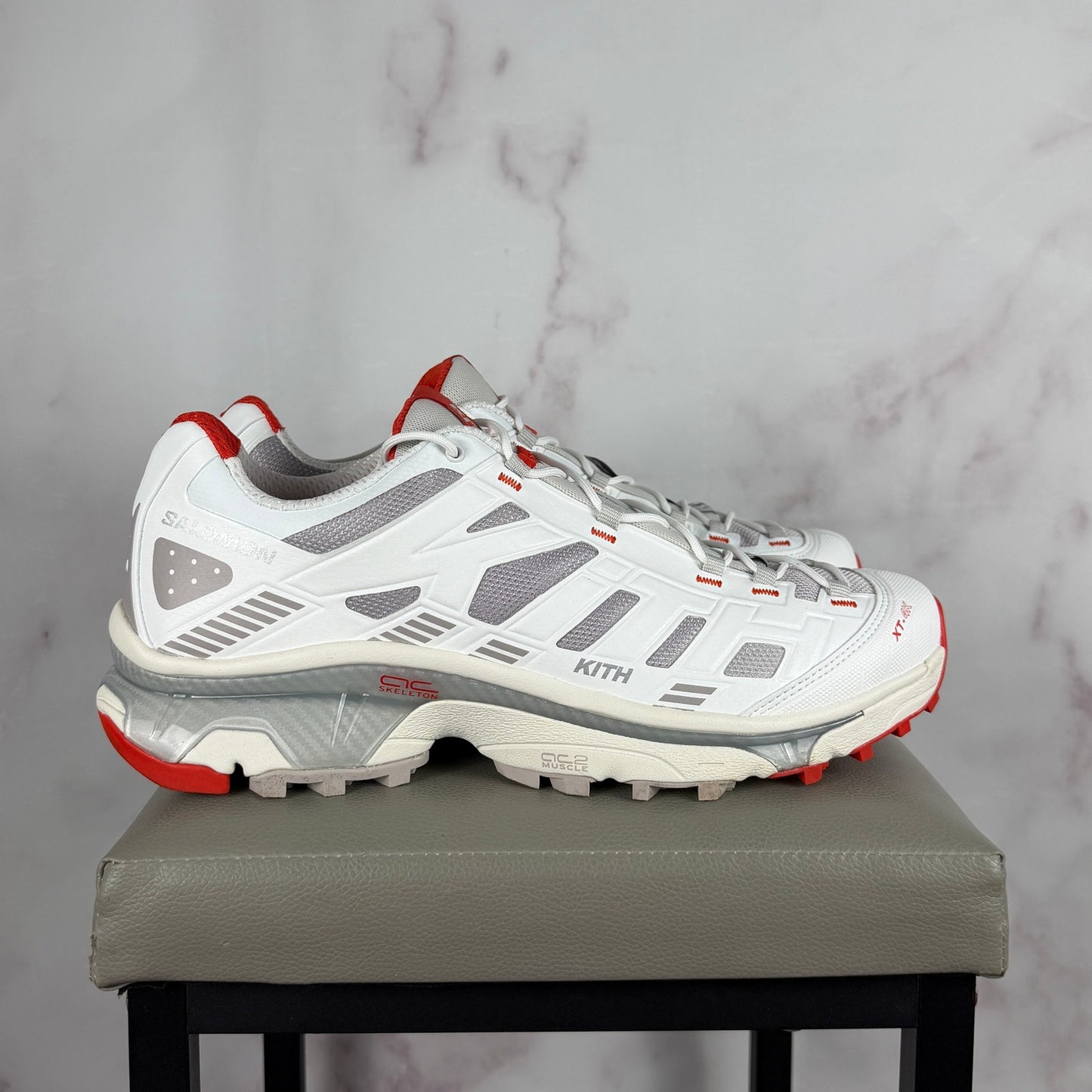 Salomon x Kith XT-4K White/Red ‘Kithmas’