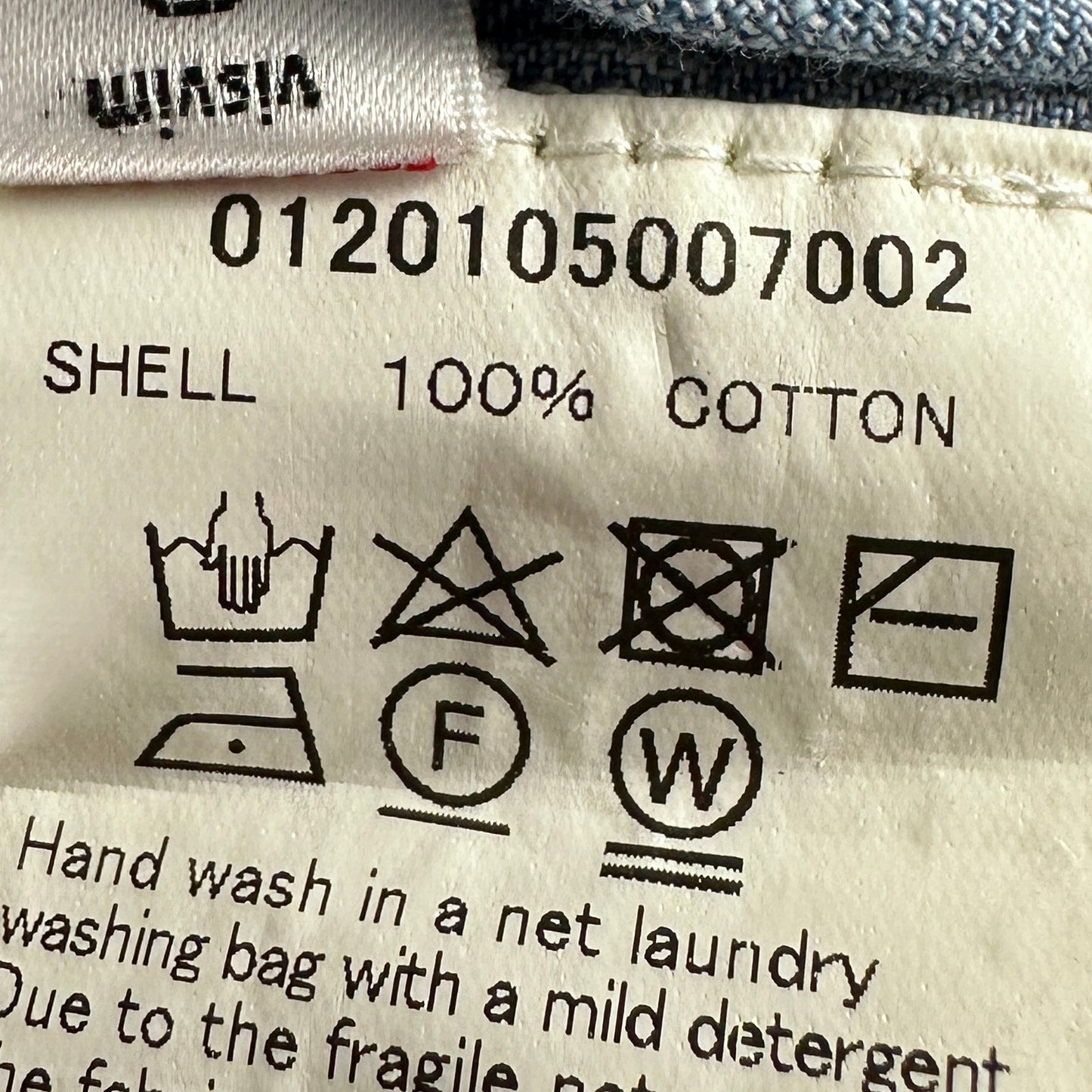 Visvim S/S20 Damaged Handyman Selvedge Denim Shirt