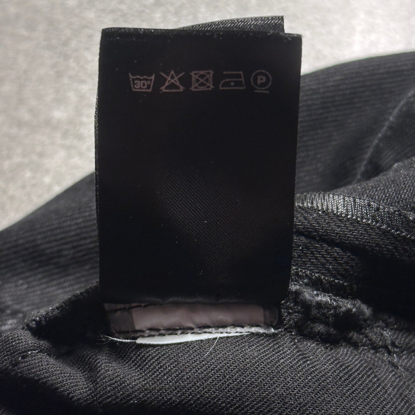 Vetements Black Destroyed Denim