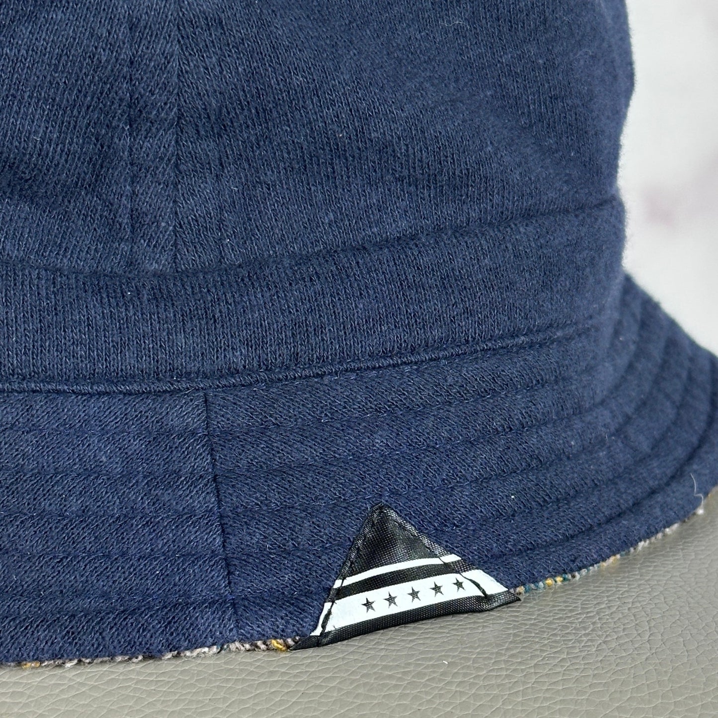 Sublime Japanese Knit Navy Bucket Hat