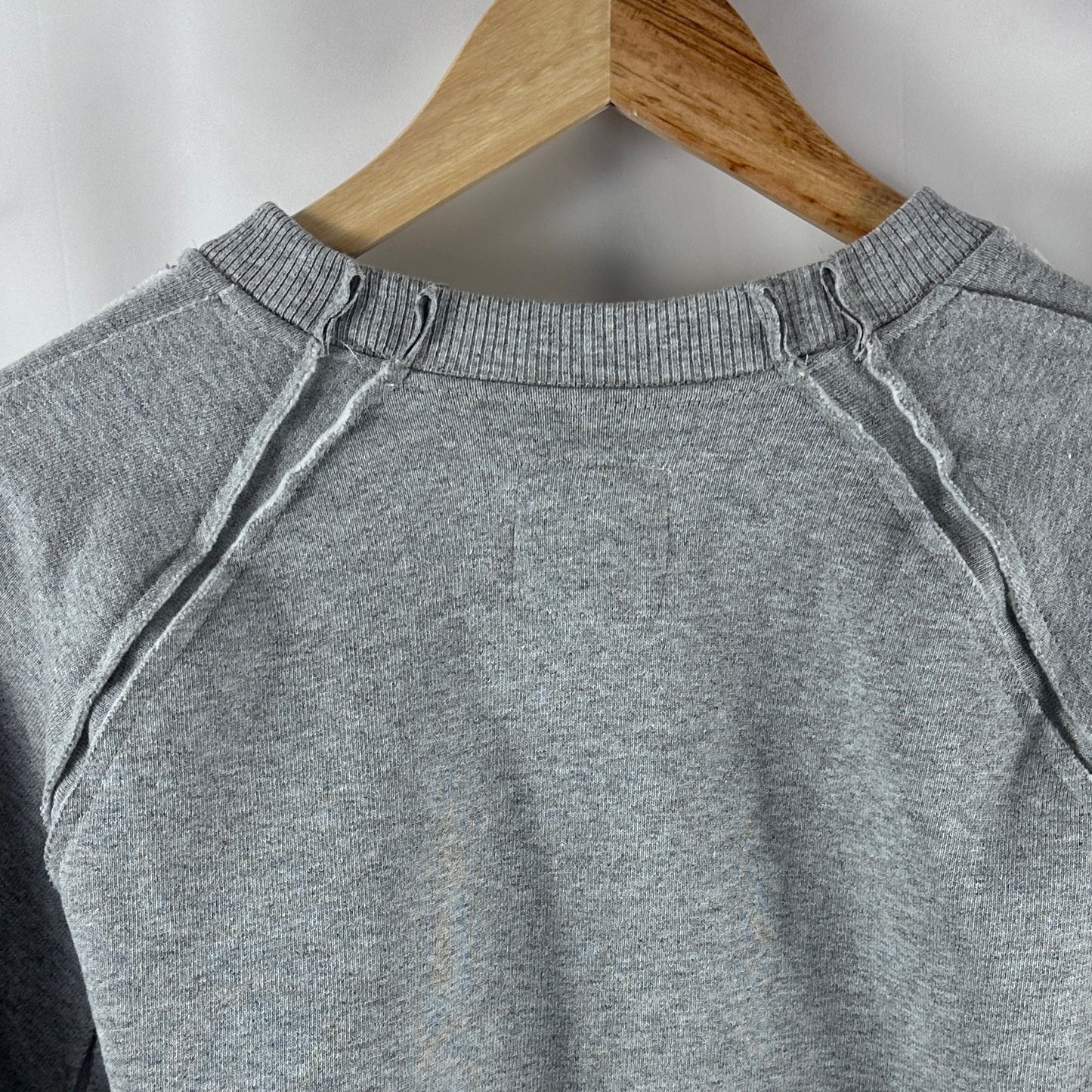 Hidden NY x Annie Grey Panelled Raglan Crewneck Sweatshirt