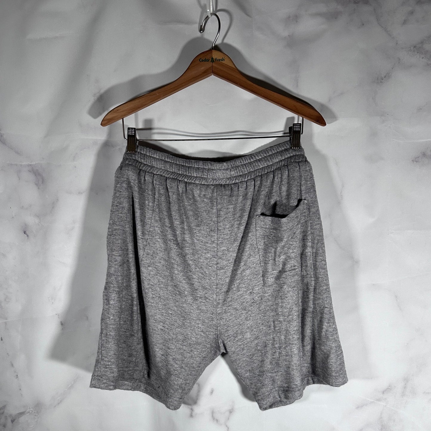 Strawberry Grey Cashmere Shorts