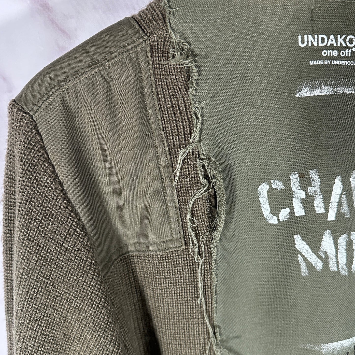 Undercover UNDAKOVR One Off Military Green Hybrid Shirt