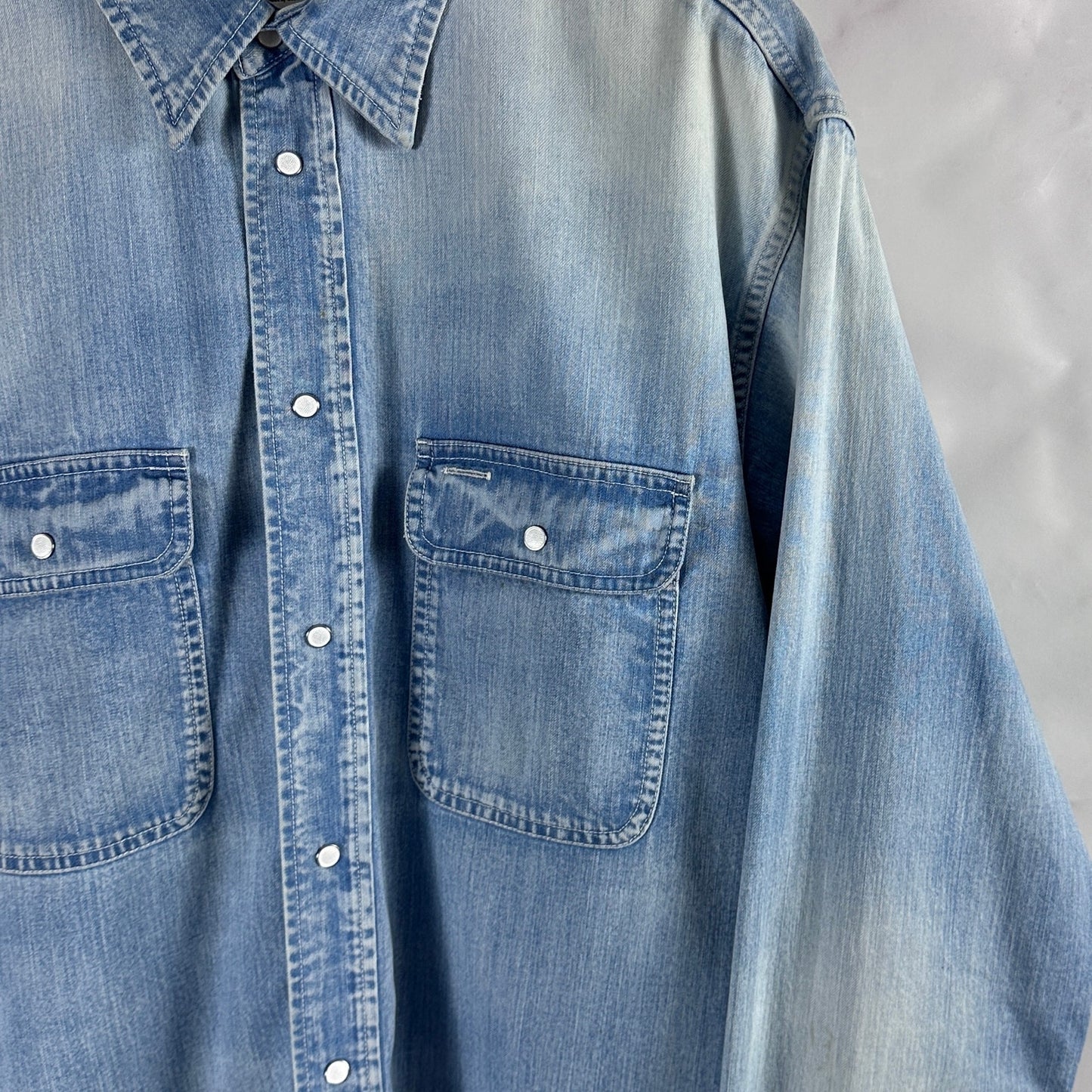 Visvim S/S20 Damaged Handyman Selvedge Denim Shirt