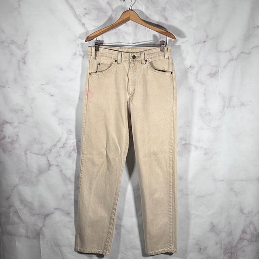 Vintage Levi’s 550 Orange Tab Tan Denim