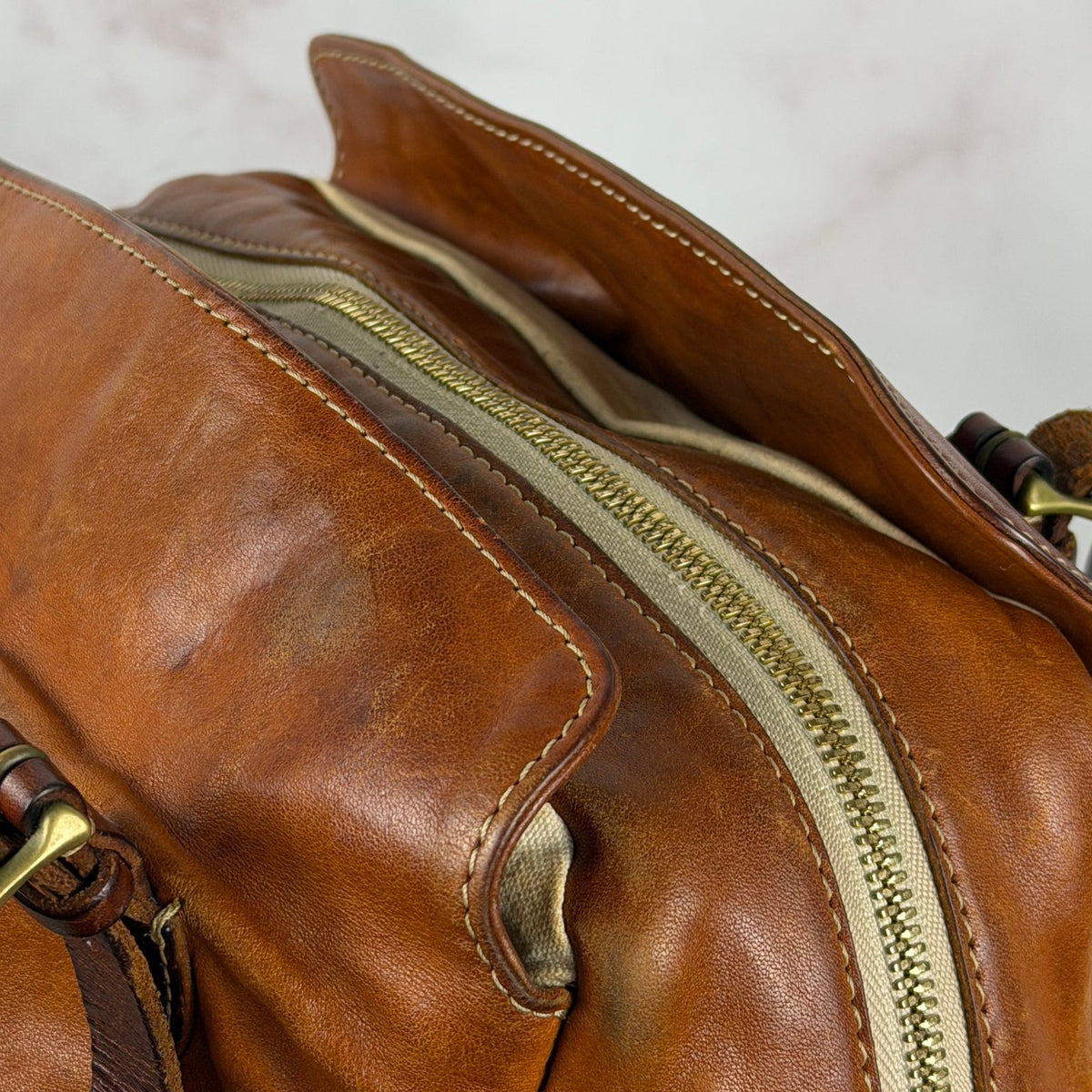 ANNAK Japan Handcrafted Leather Mini Boston Bag