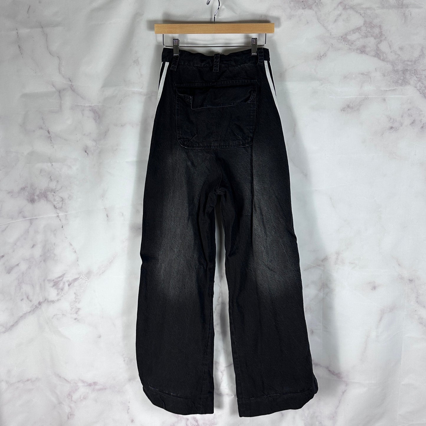 Dasyori 5-Stripe Distressed Denim