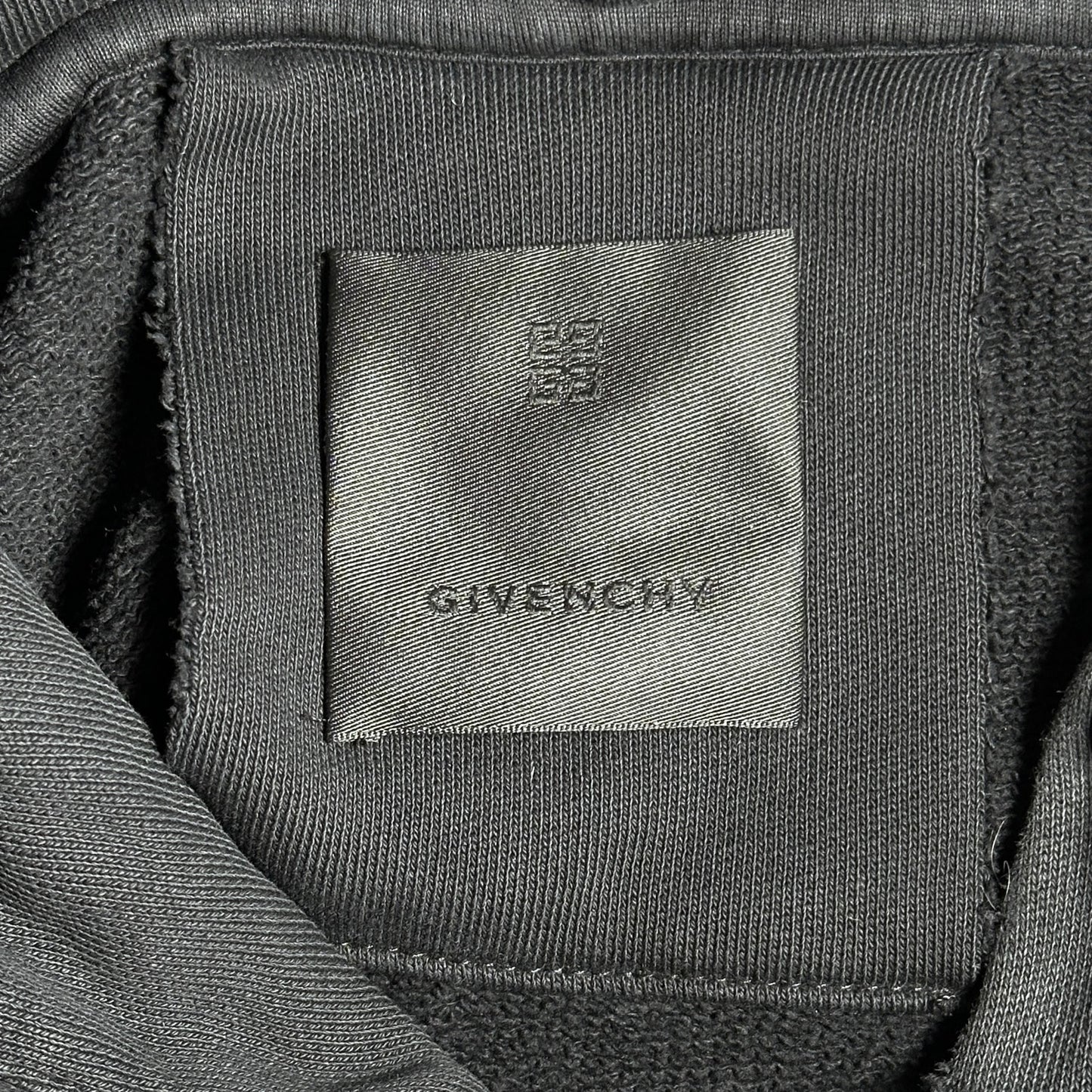 Givenchy Oversized Barbed Wire Black Logo Hoodie