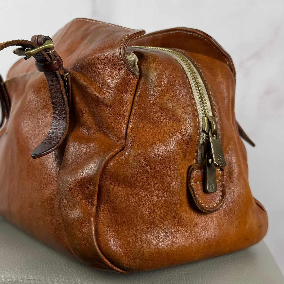ANNAK Japan Handcrafted Leather Mini Boston Bag