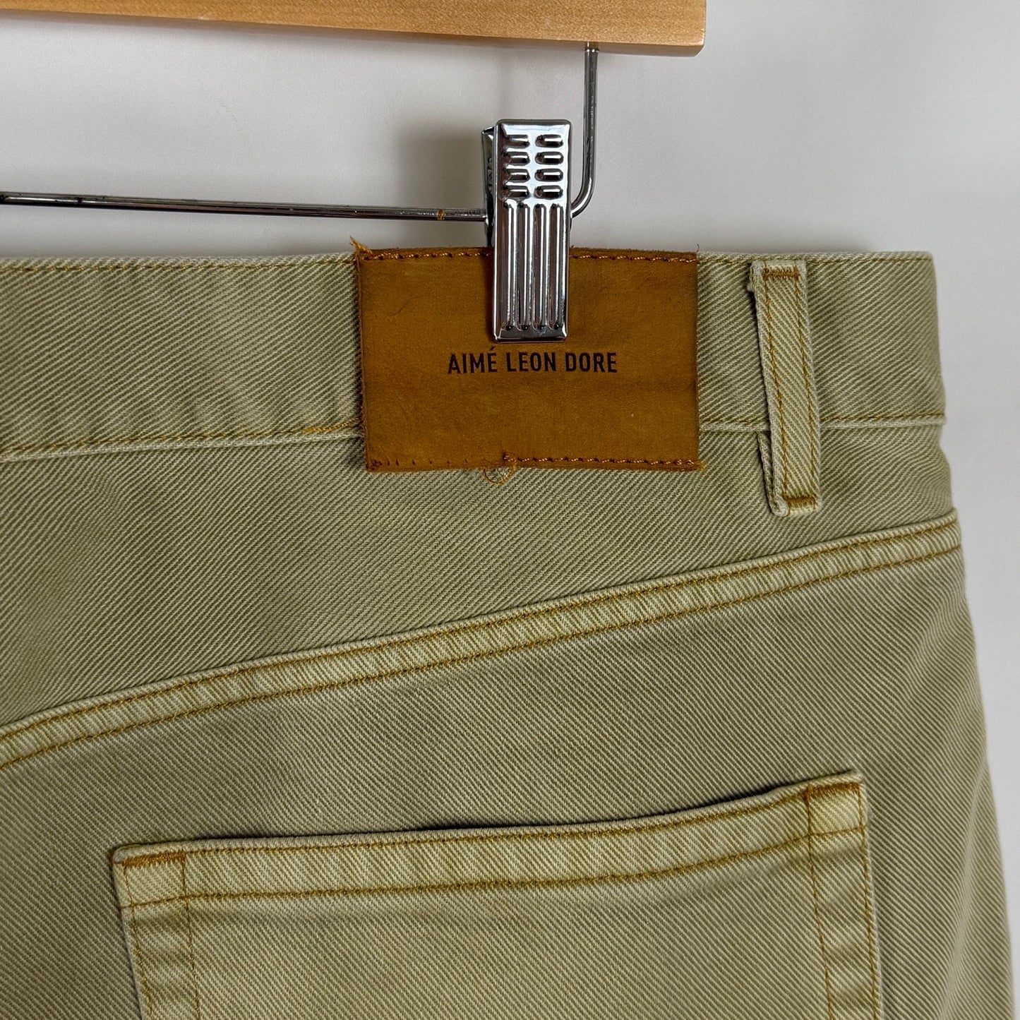 Aime Leon Dore S/S23 Laurel Oak Garment Dyed Denim Shorts