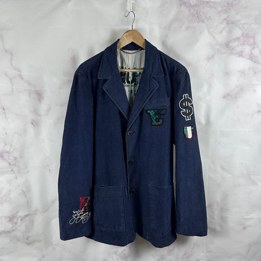 Vintage Energie Sixty Esquire Corduroy Patch Blazer