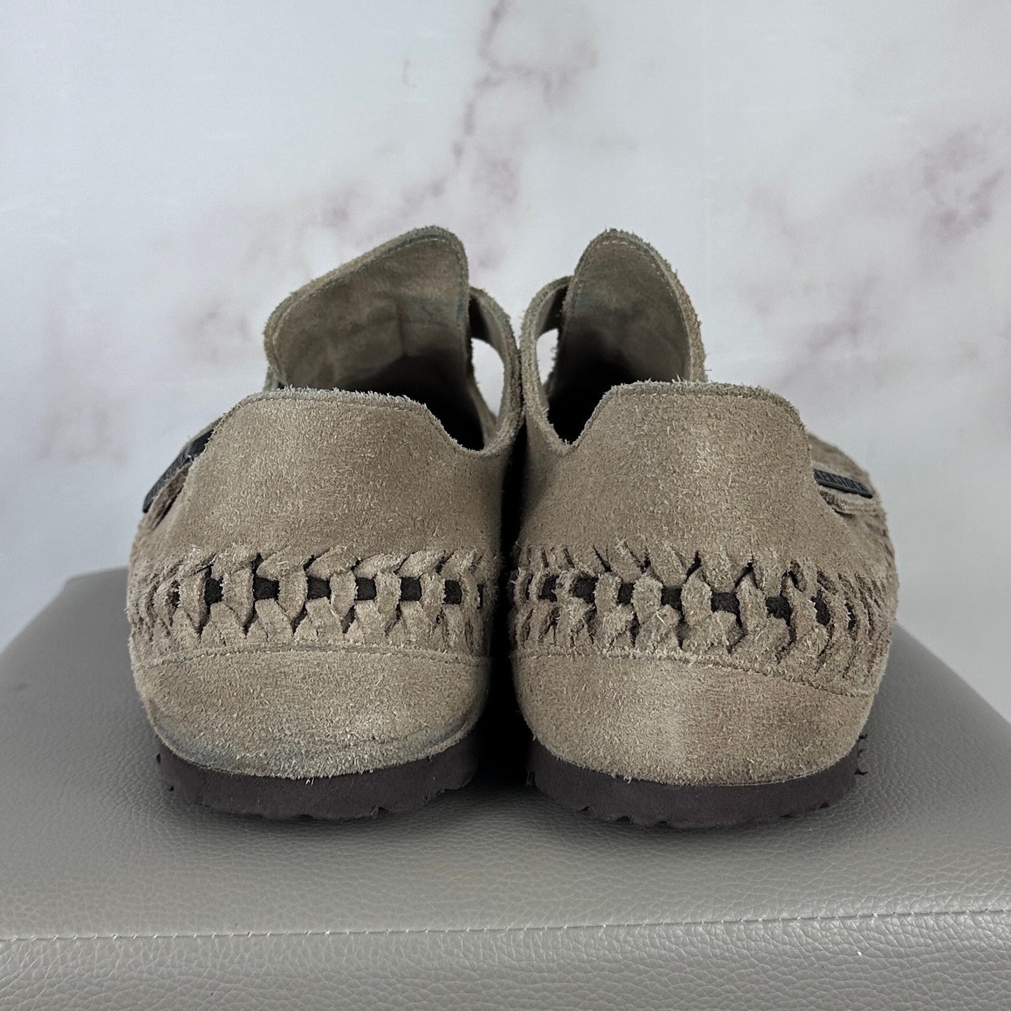Birkenstock x Kith London Braided Taupe Suede
