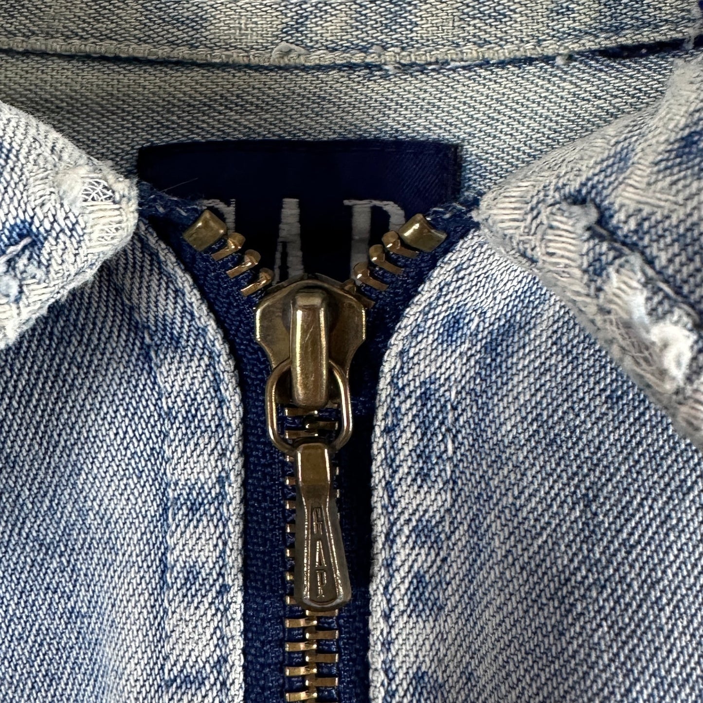 Vintage Gap Sean Wotherspoon Denim 1/2-Zip Shirt