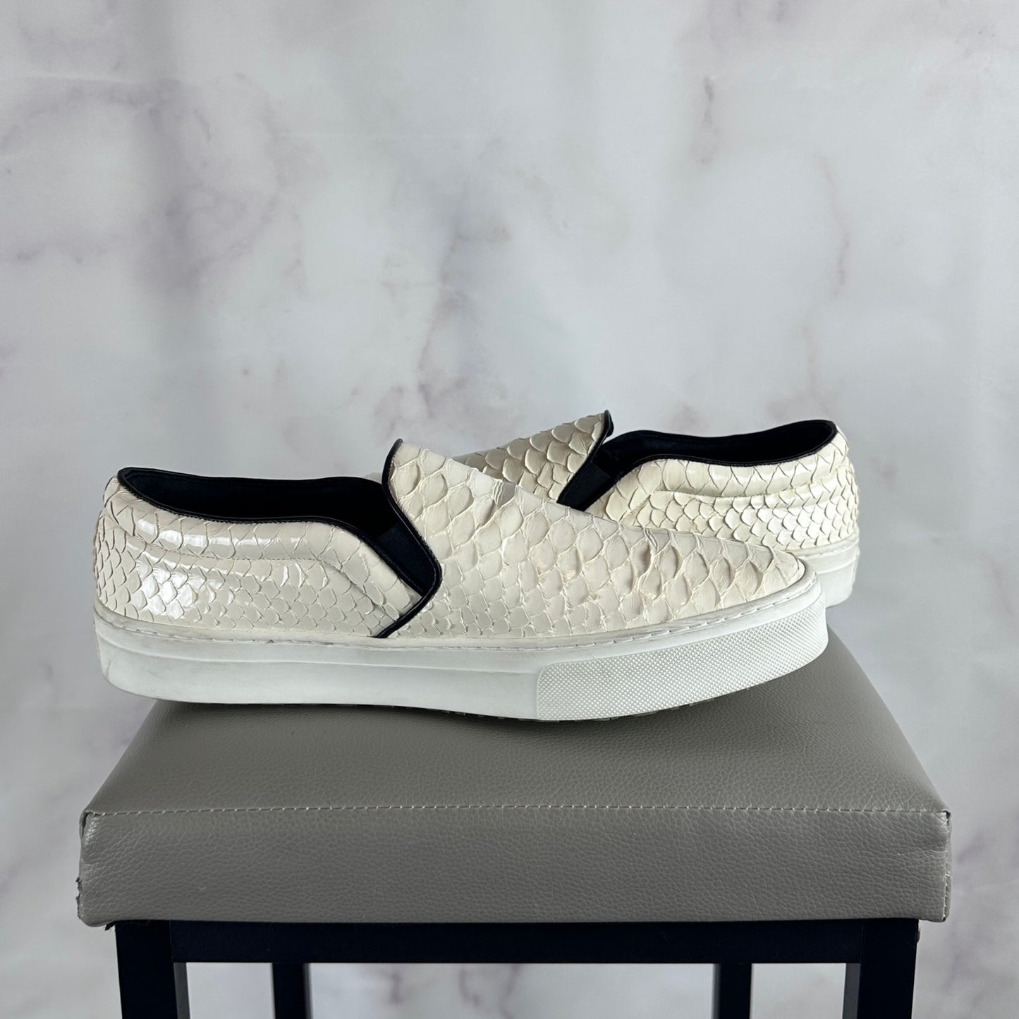 Celine Paris Glossy Python Slip-On