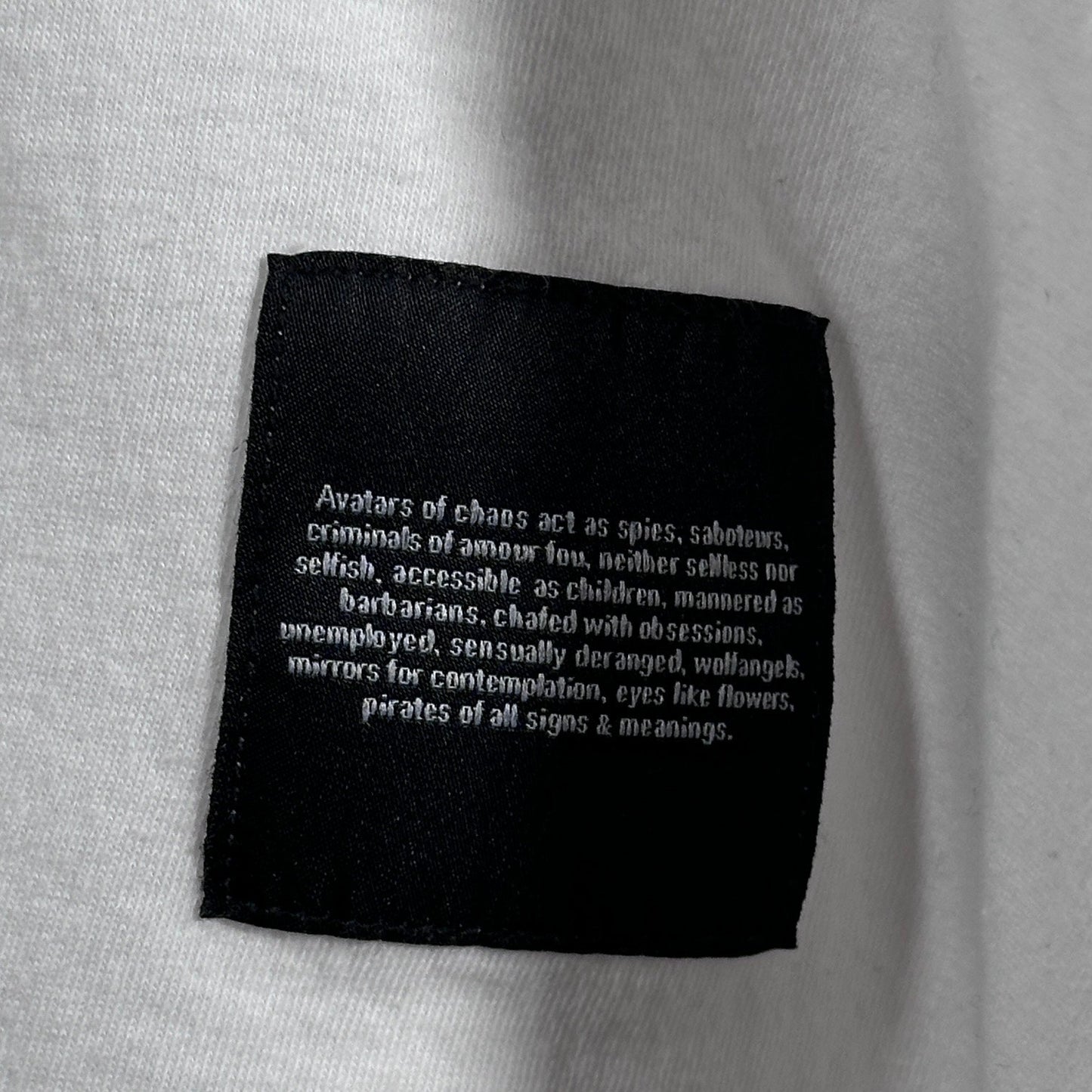 Julius Pre-S/S22 White Asymmetrical Cotton Jersey Longsleeve