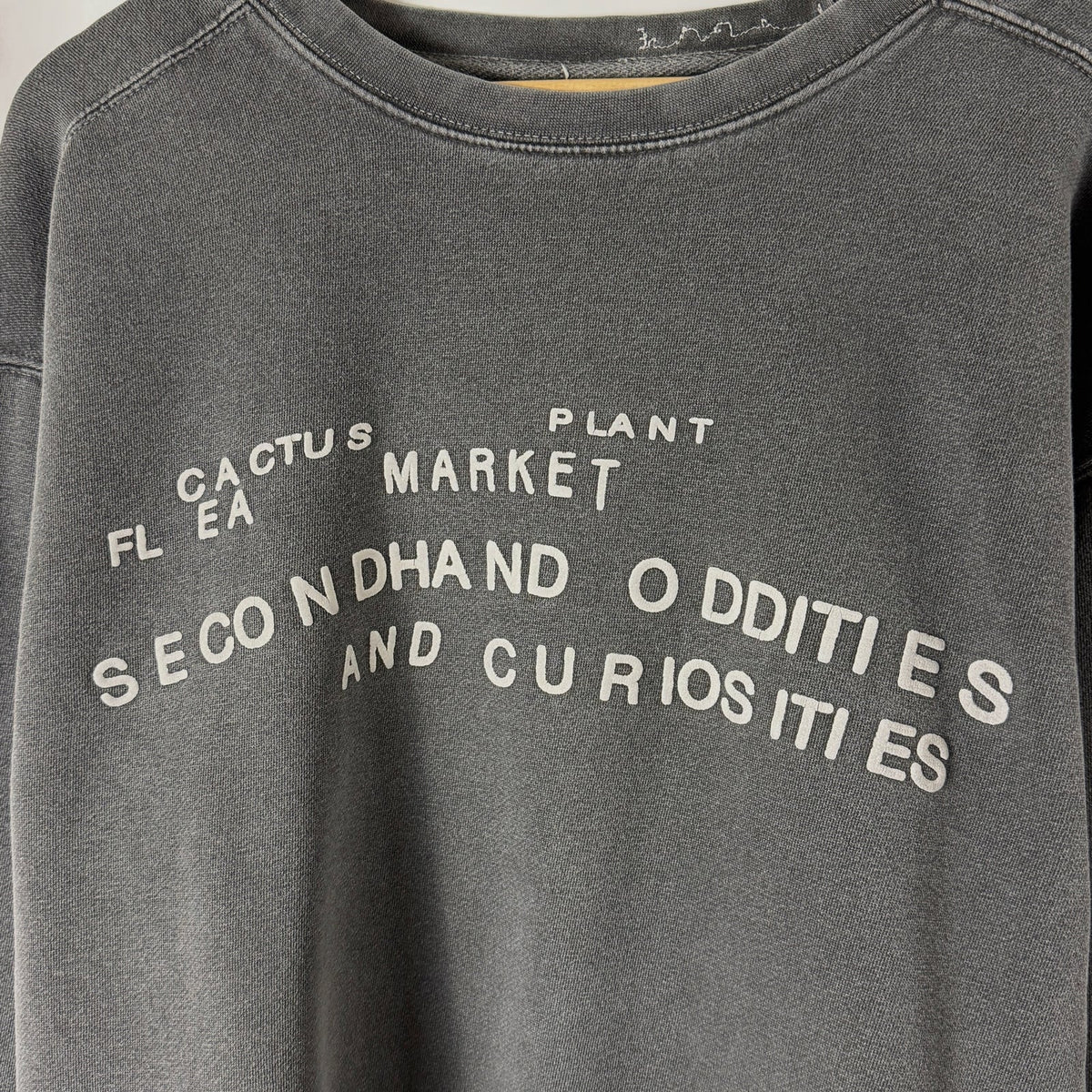 Cactus Plant Flea Market F/W16 Secondhand Oddities Grey Crewneck