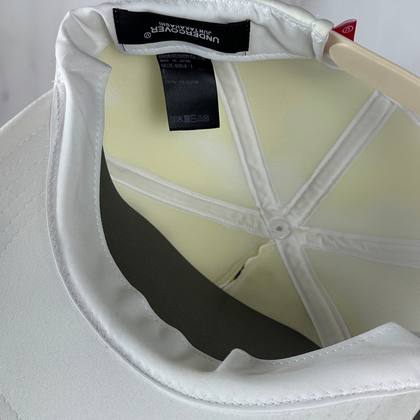 Undercover White Butterfly Print Hat
