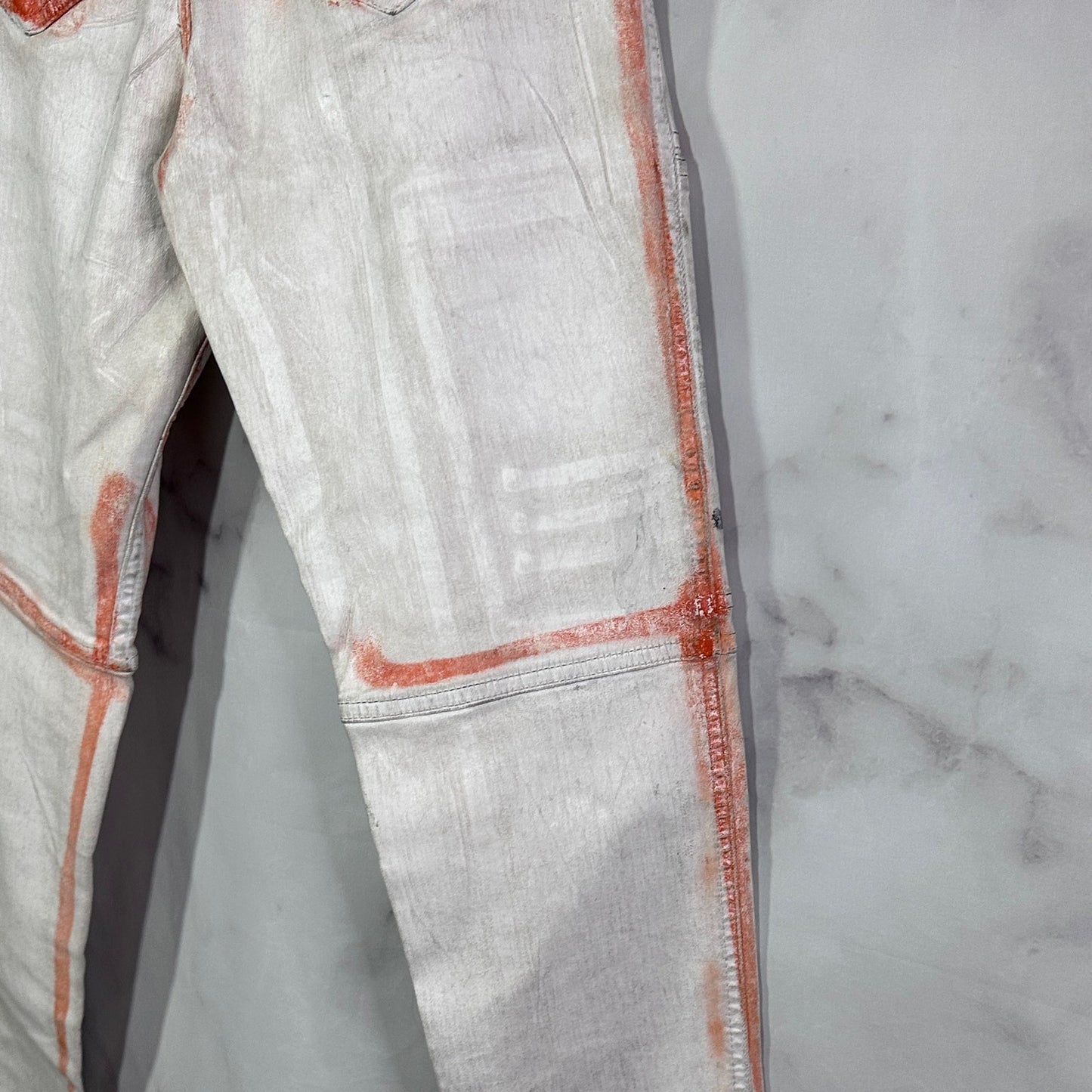Rick Owens DRKSHDW Painted Wax Nagakin Denim by Nyree Morrison