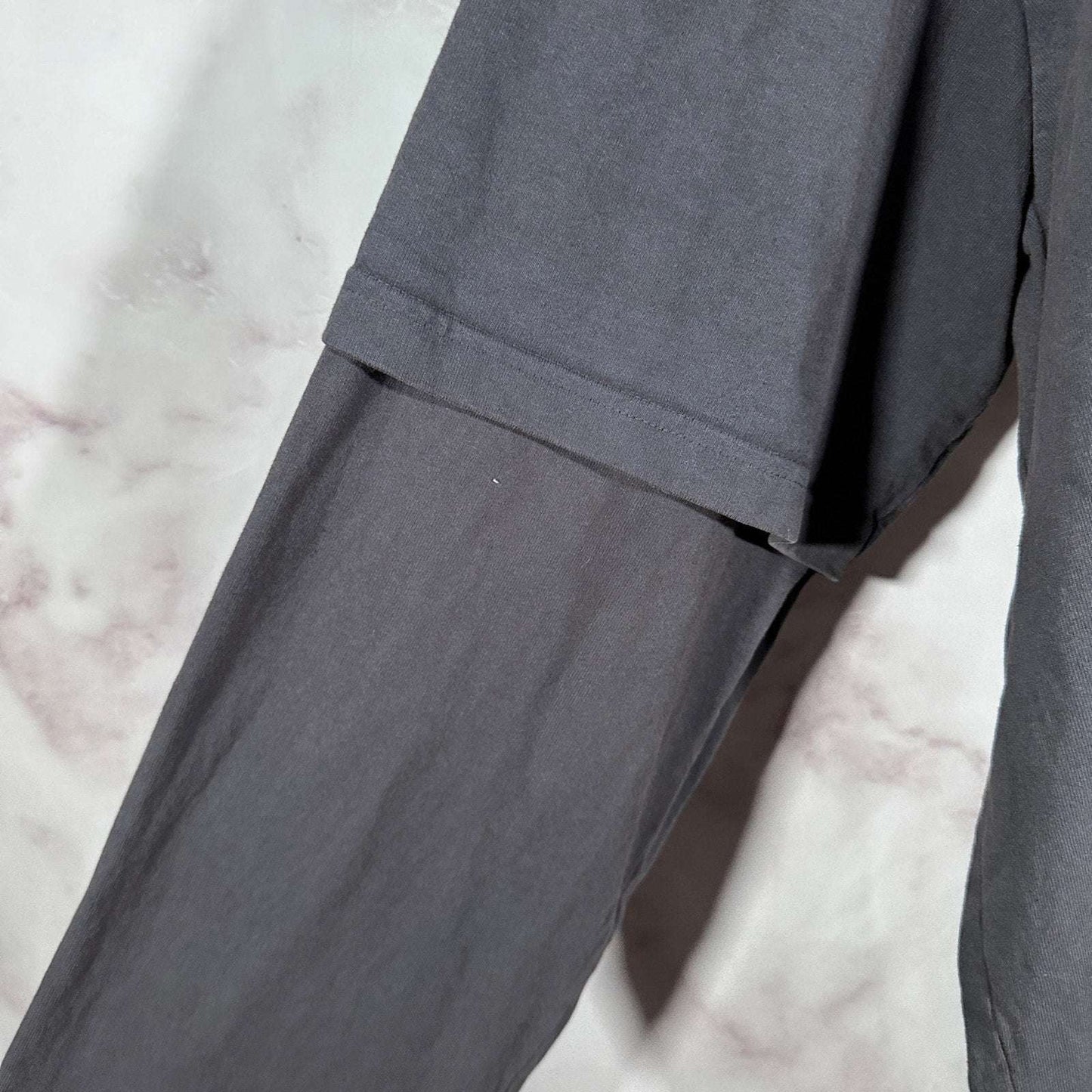 Yeezy x Balenciaga Sample Grey Layered Longsleeve