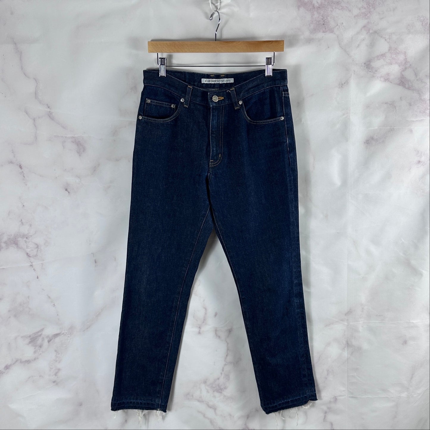 John Lawrence Sullivan Indigo Released Hem Denim