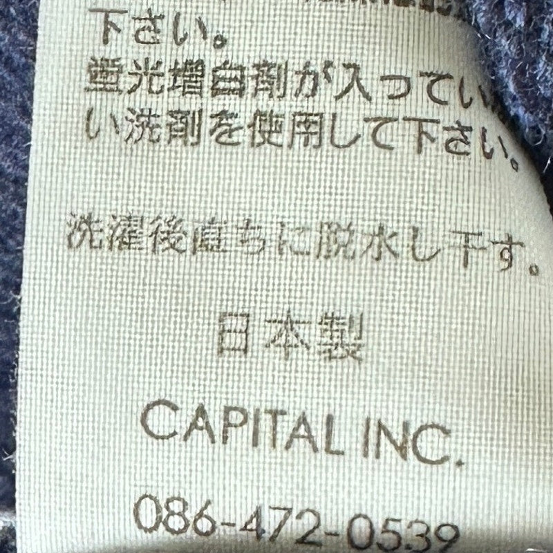 Kapital Blue Knit Longsleeve Polo