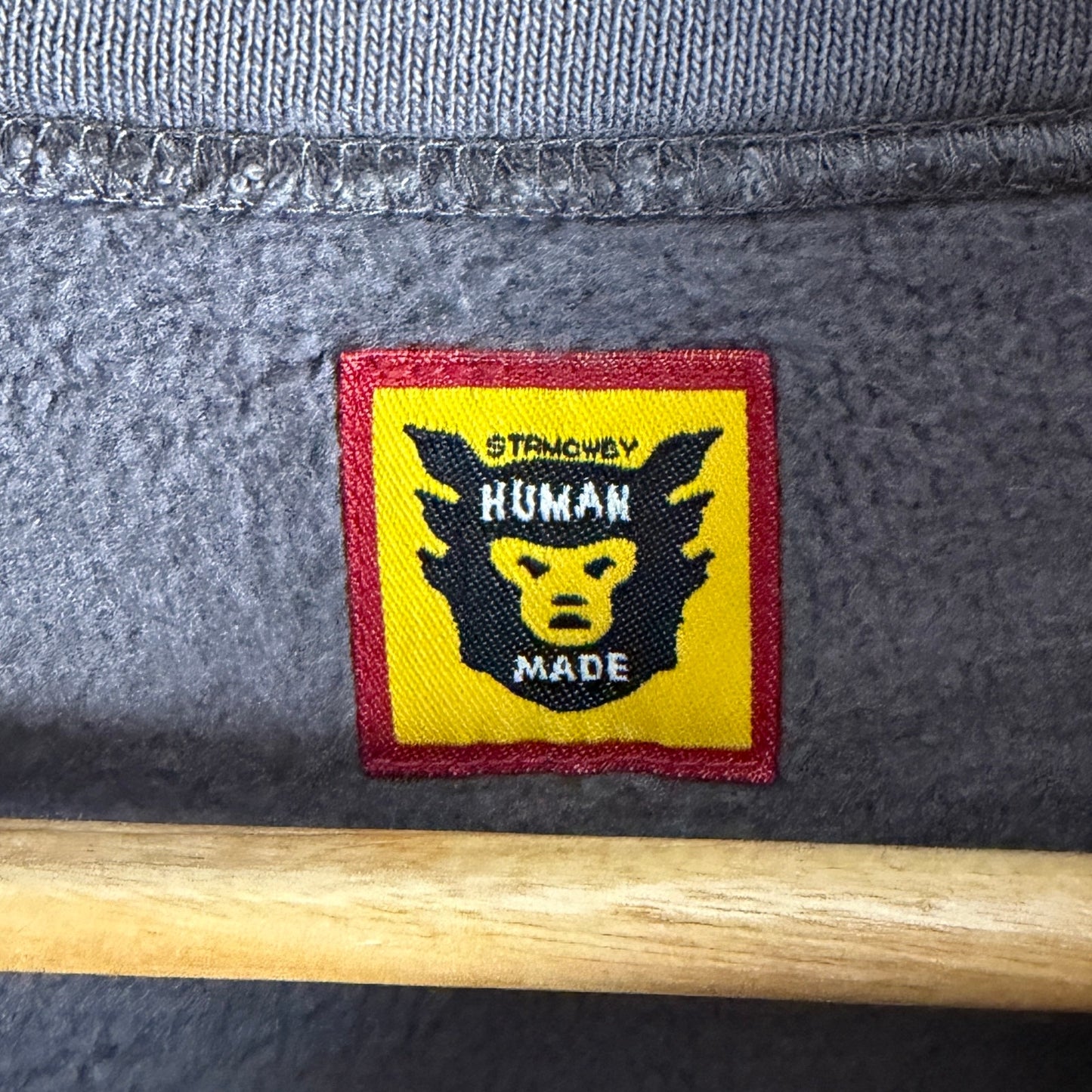 Human Made HMMD Grey Trainer Pullover Sweatshirt