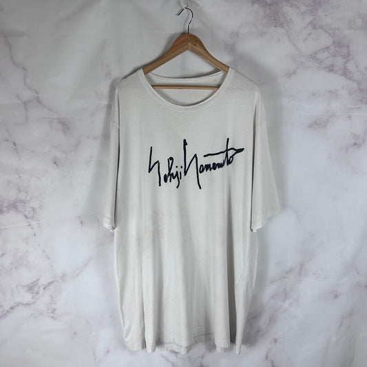 Yohji Yamamoto GroundY Oversized Signature Tee