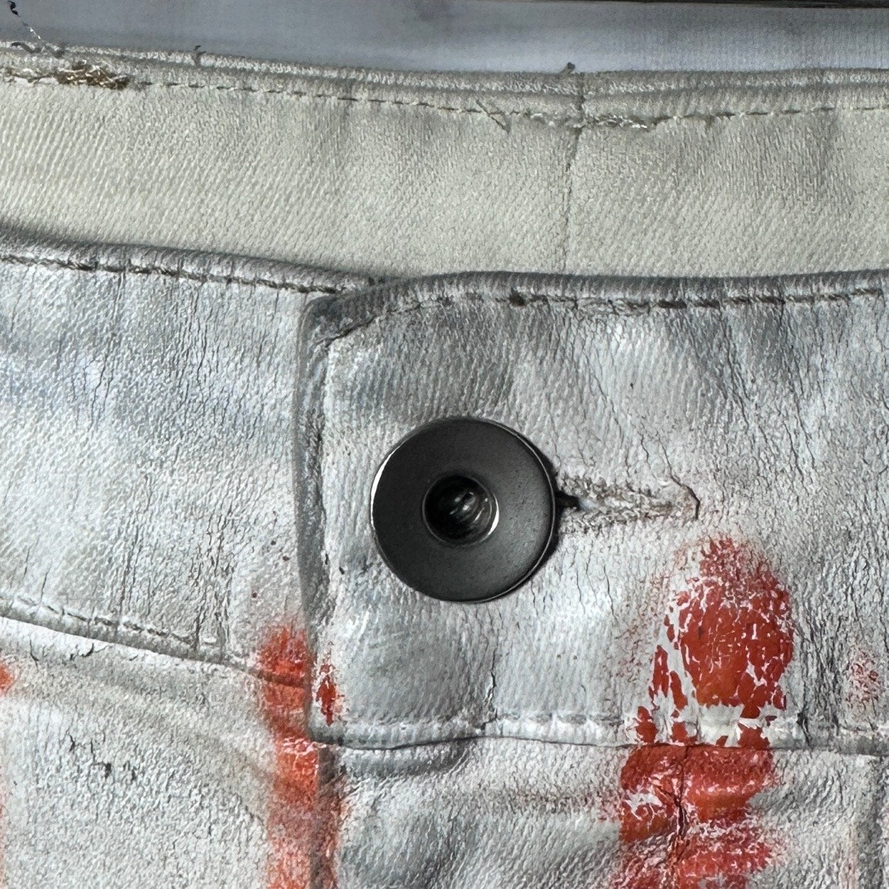 Rick Owens DRKSHDW Painted Wax Nagakin Denim by Nyree Morrison