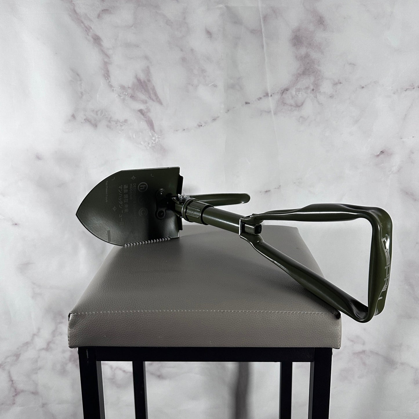 Hidden NY Military Green Foldable Shovel