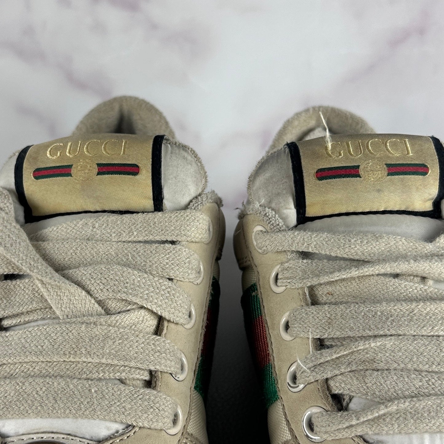 Gucci Screener Low Cream