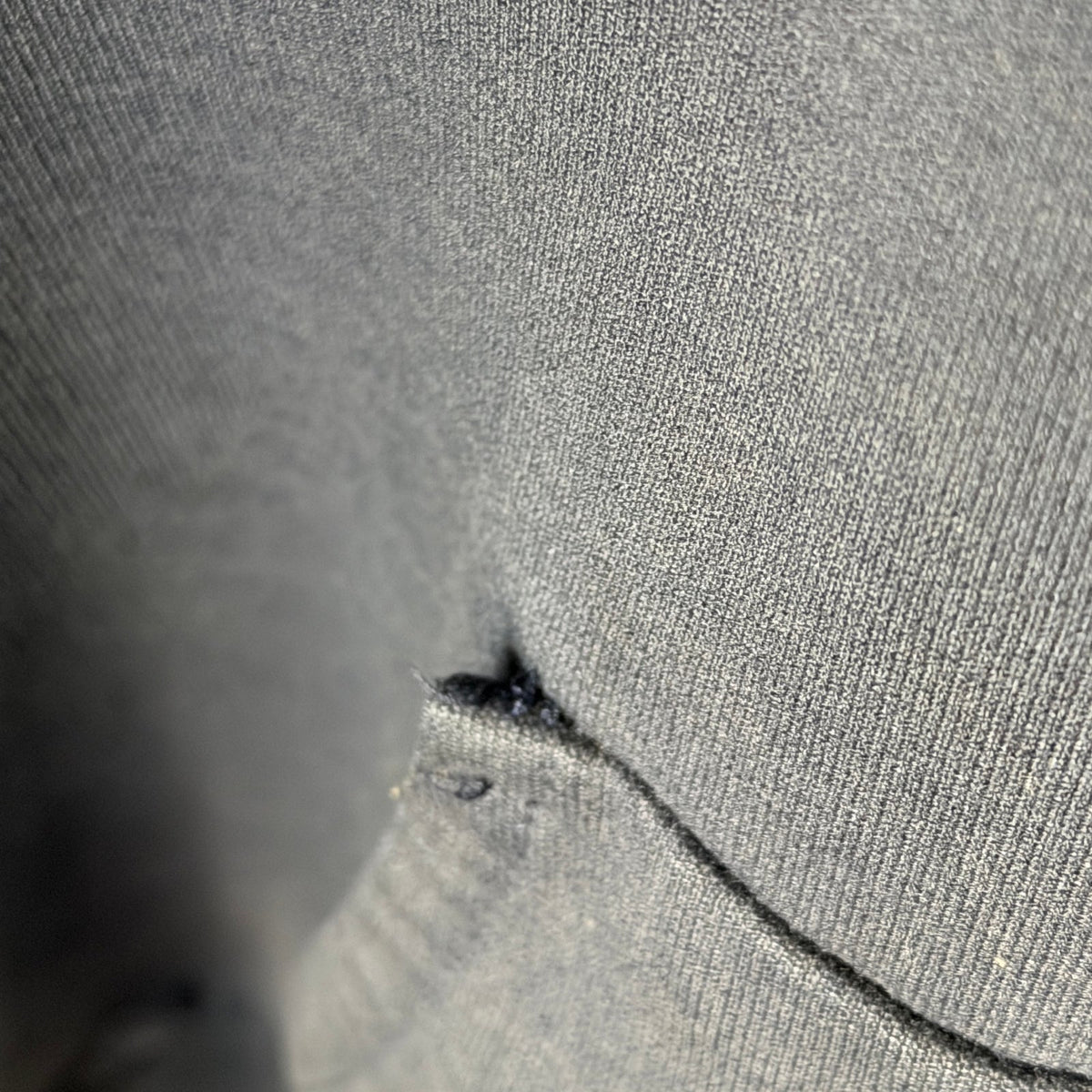Vintage Camber Blue Thermal Zip-Up Hoodie