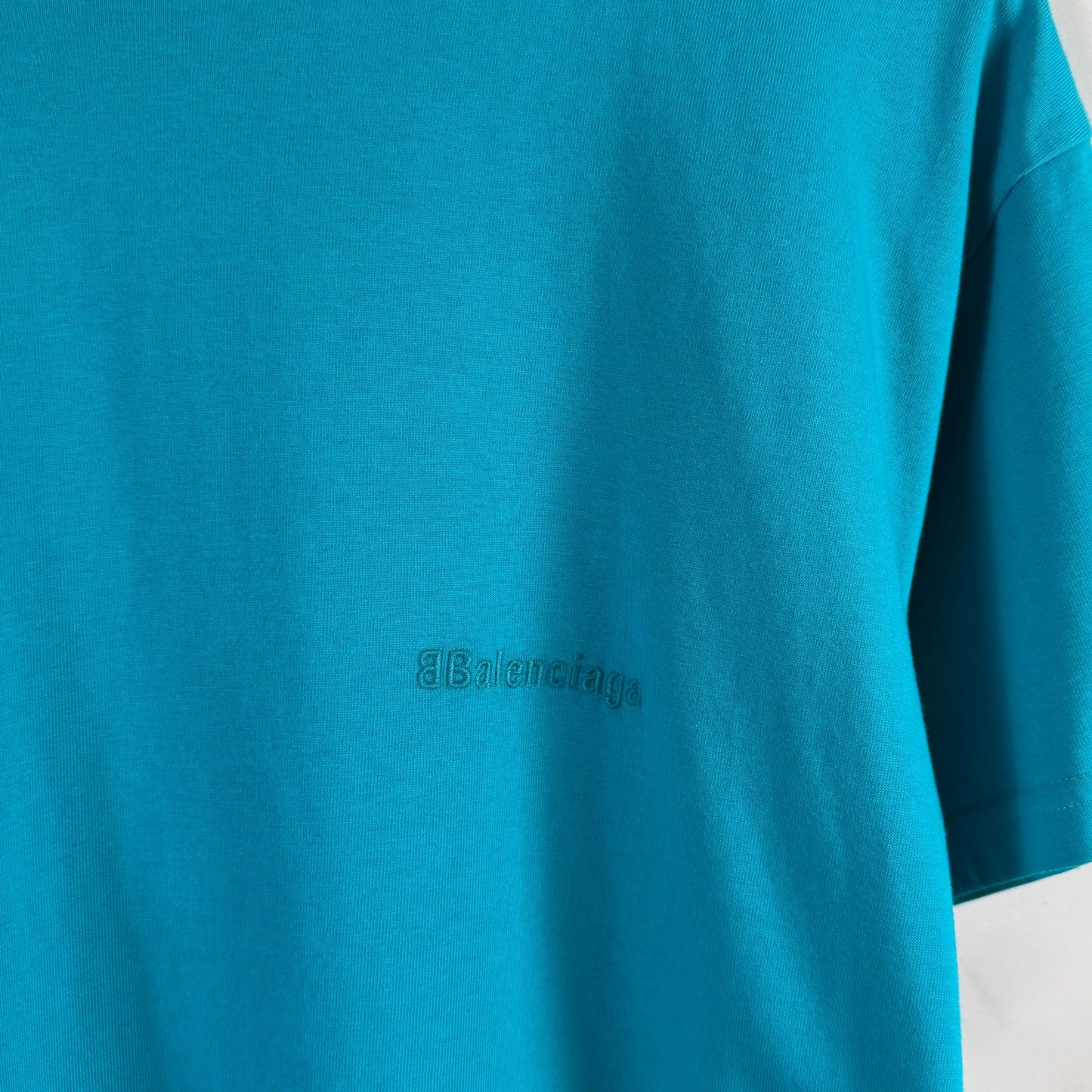 Balenciaga YE24 Turquoise Jersey Tee