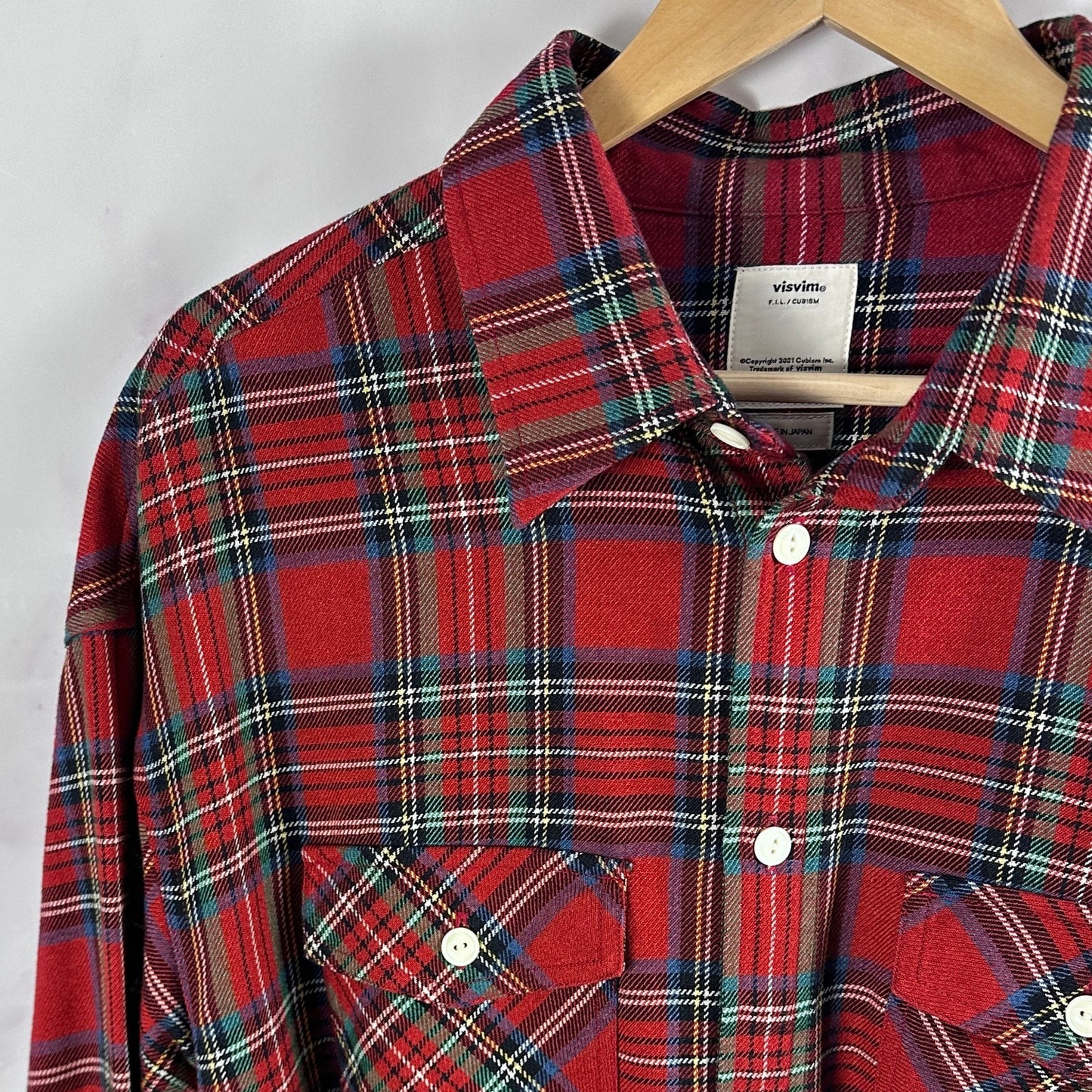 Visvim Lumber Elk Red Check Shirt