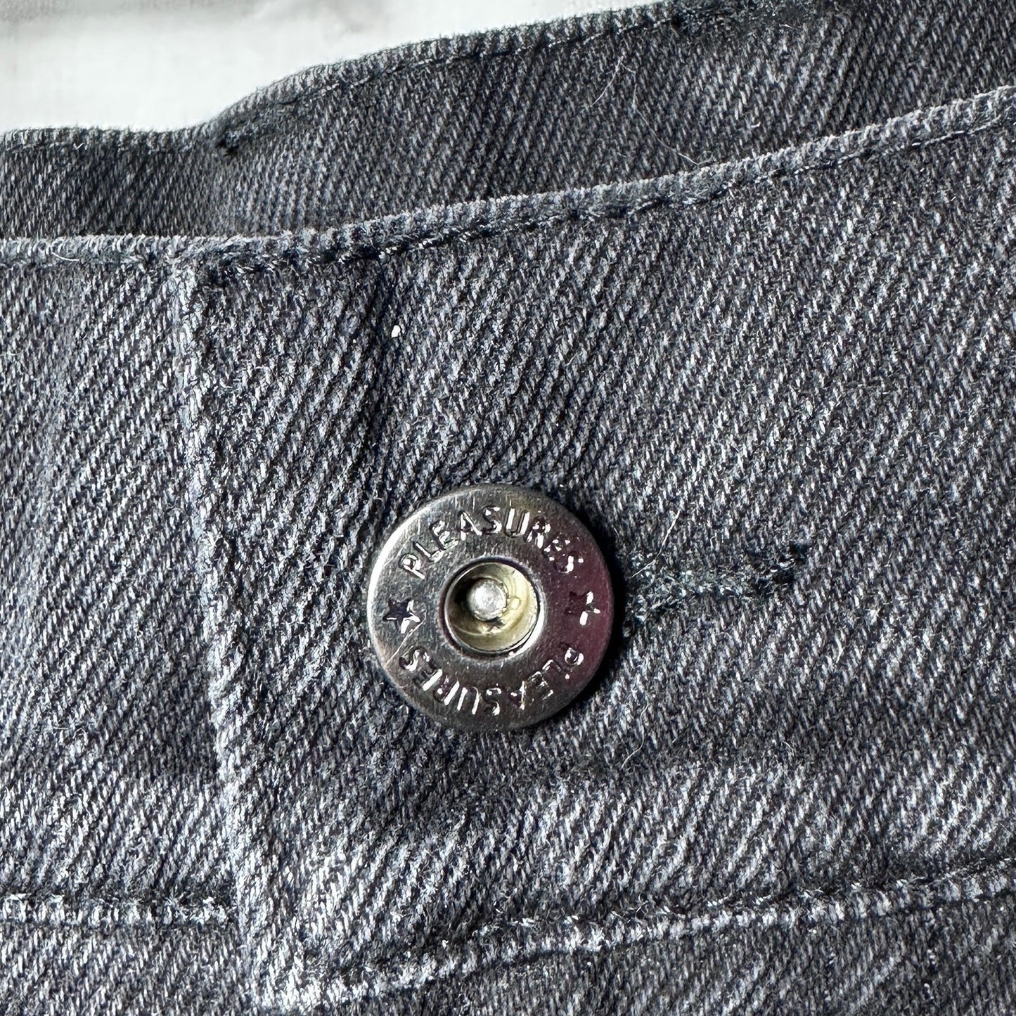 Pleasures Black Rug Pattern Denim