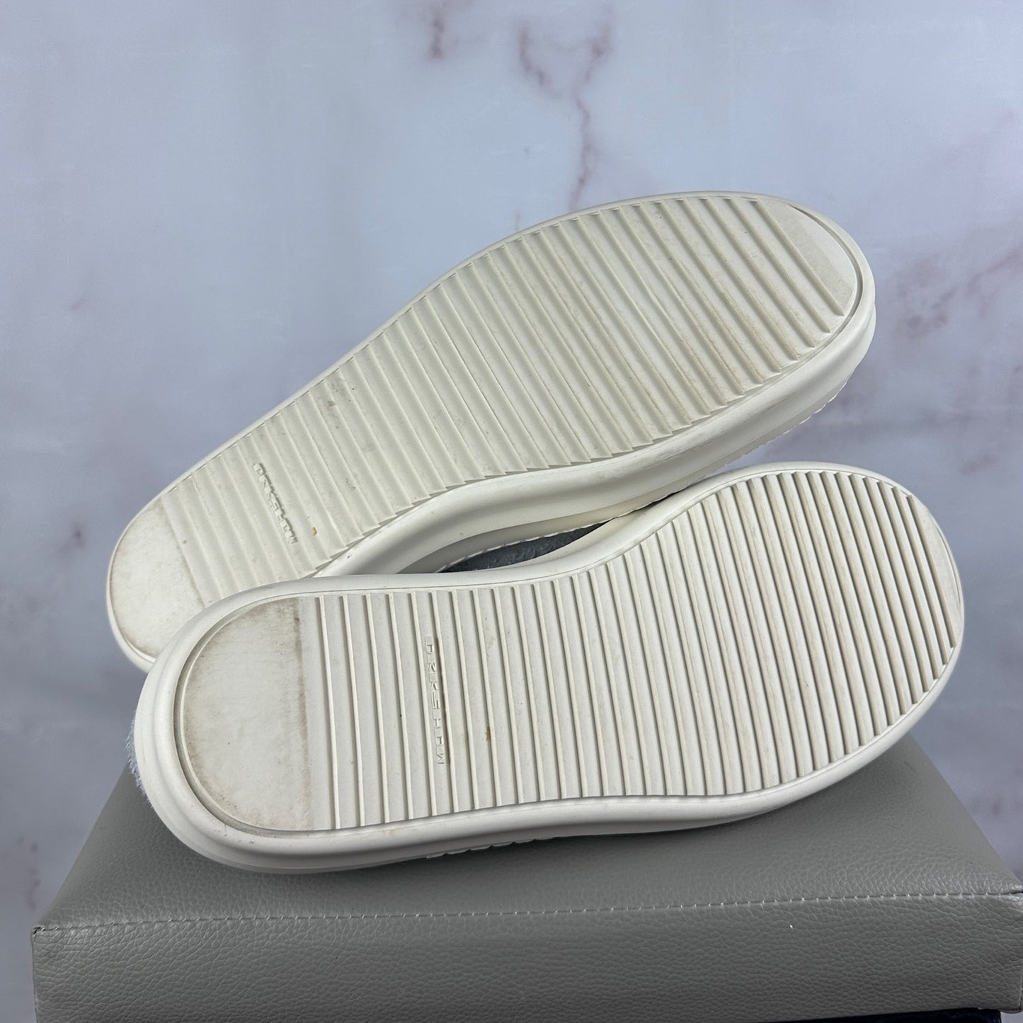 Rick Owens DRKSHDW Vintage Sneaker Oyster/Black Suede Low