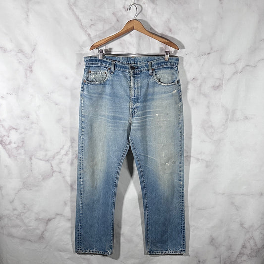 Vintage Levi’s 501 Distressed Light Wash Denim