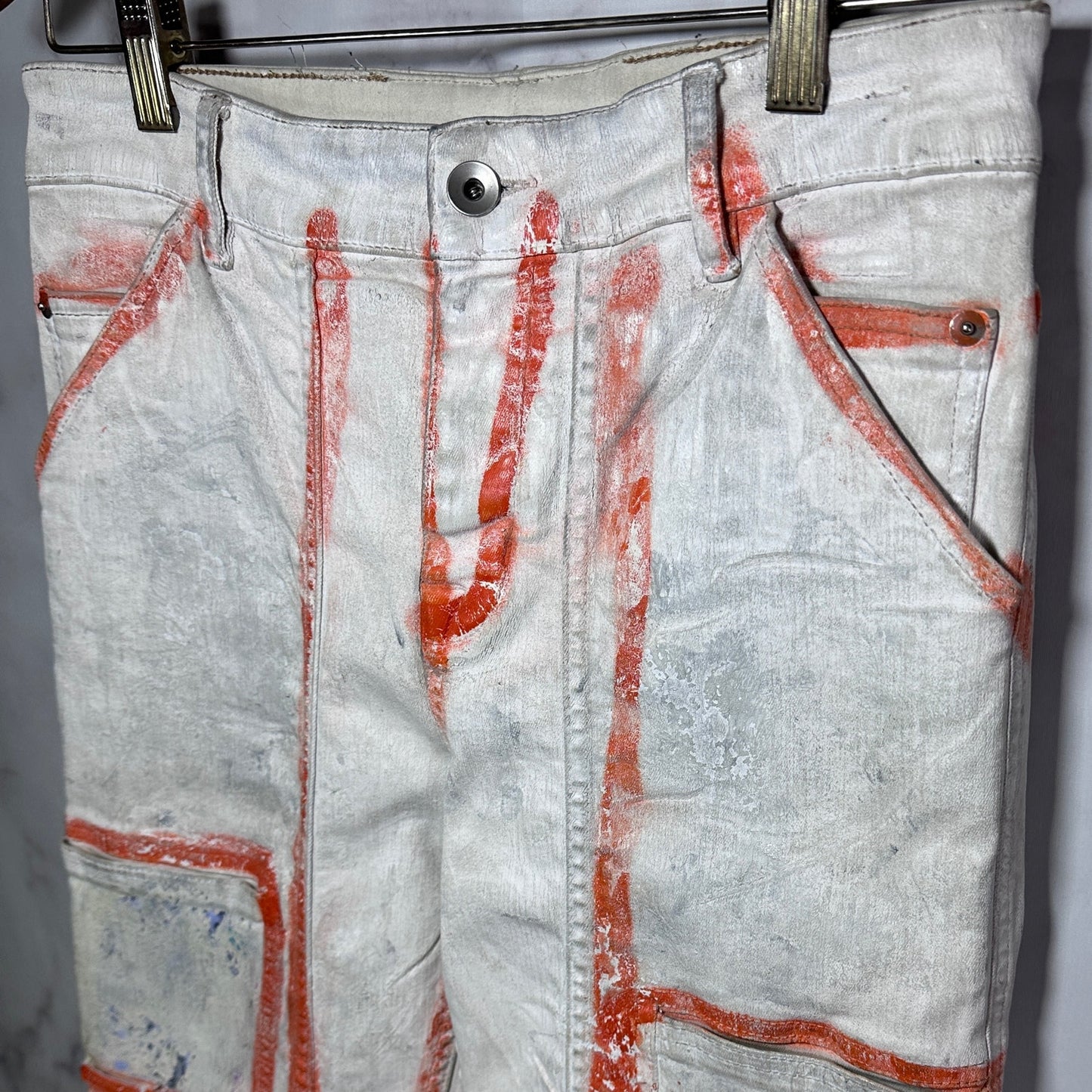 Rick Owens DRKSHDW Painted Wax Nagakin Denim by Nyree Morrison