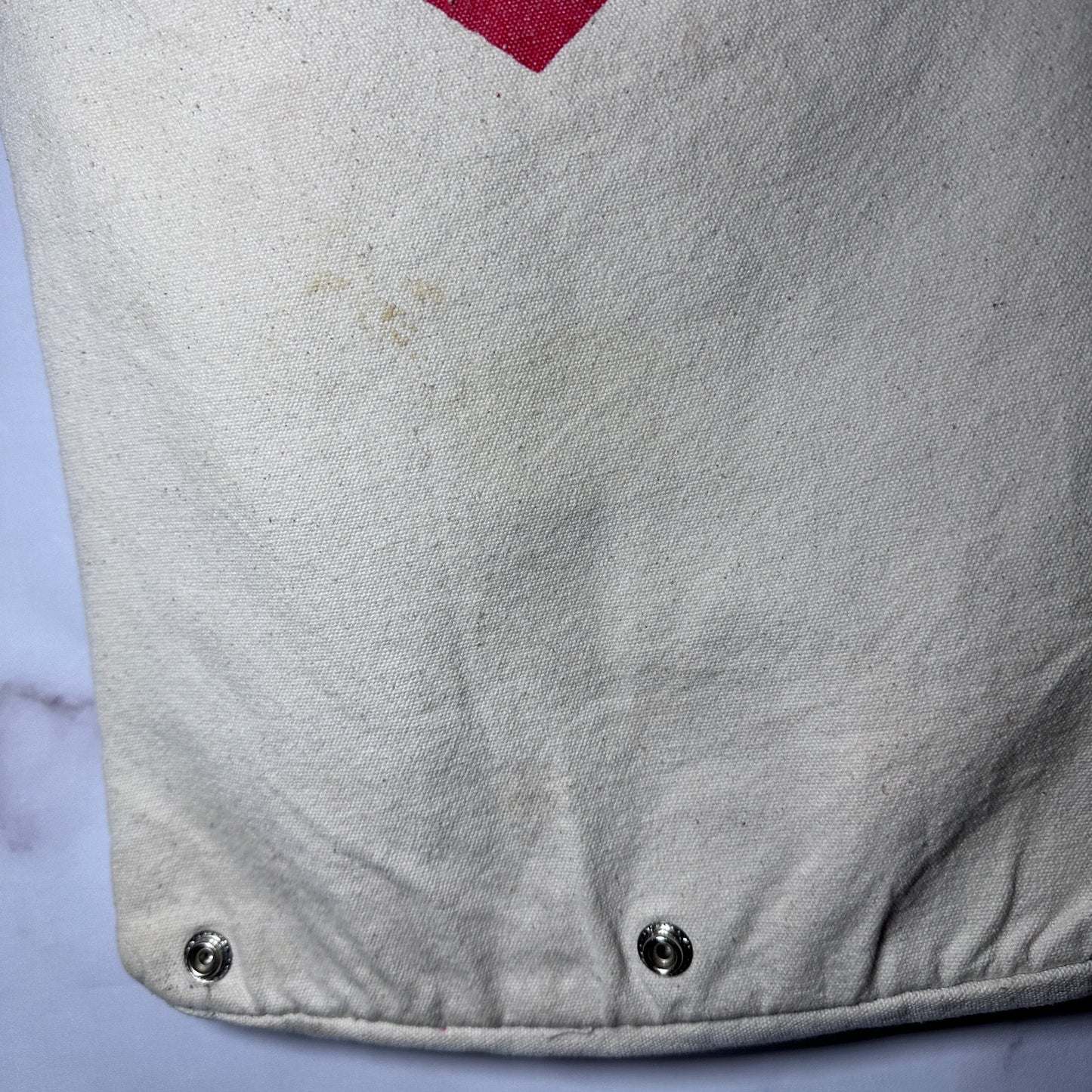 Human Made Cream Canvas Tote
