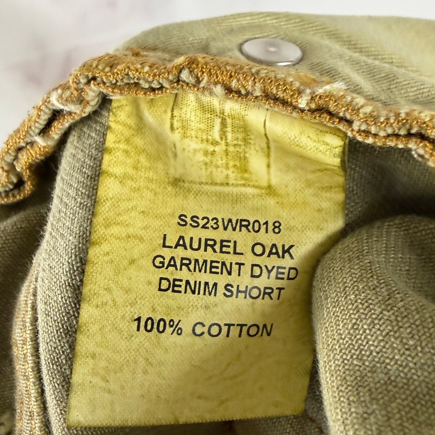 Aime Leon Dore S/S23 Laurel Oak Garment Dyed Denim Shorts